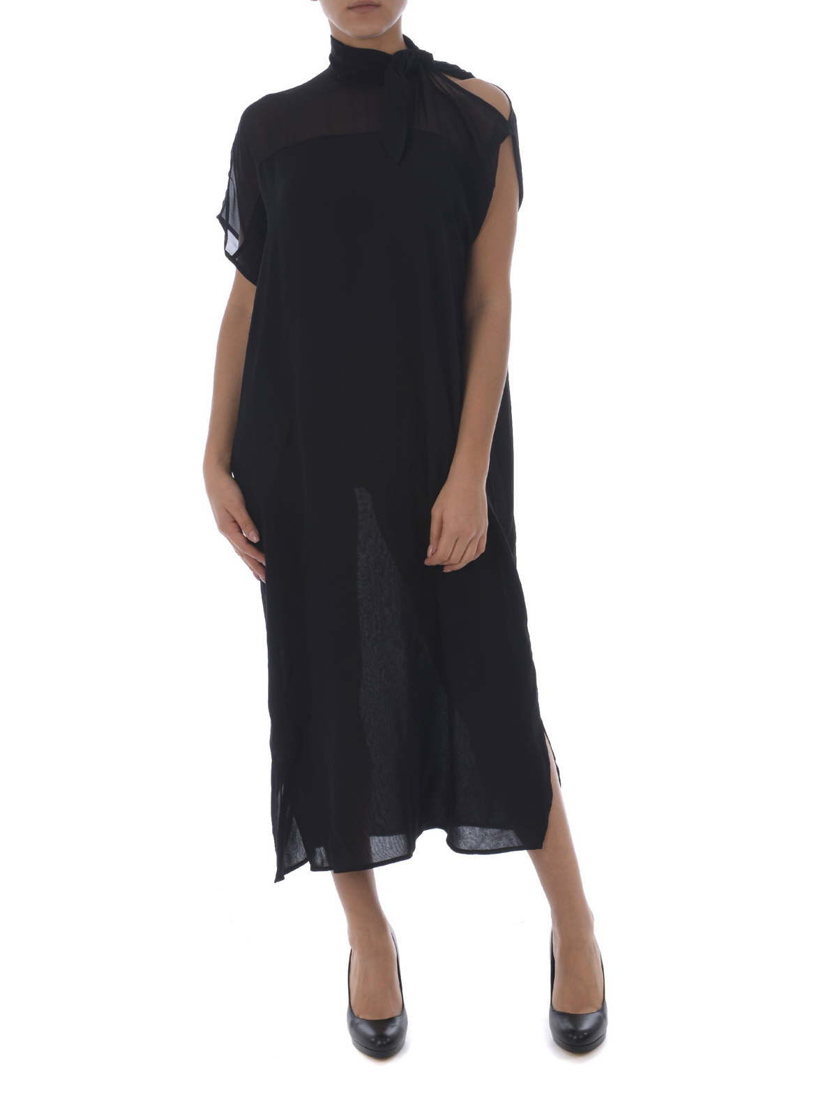 maison margiela black dress