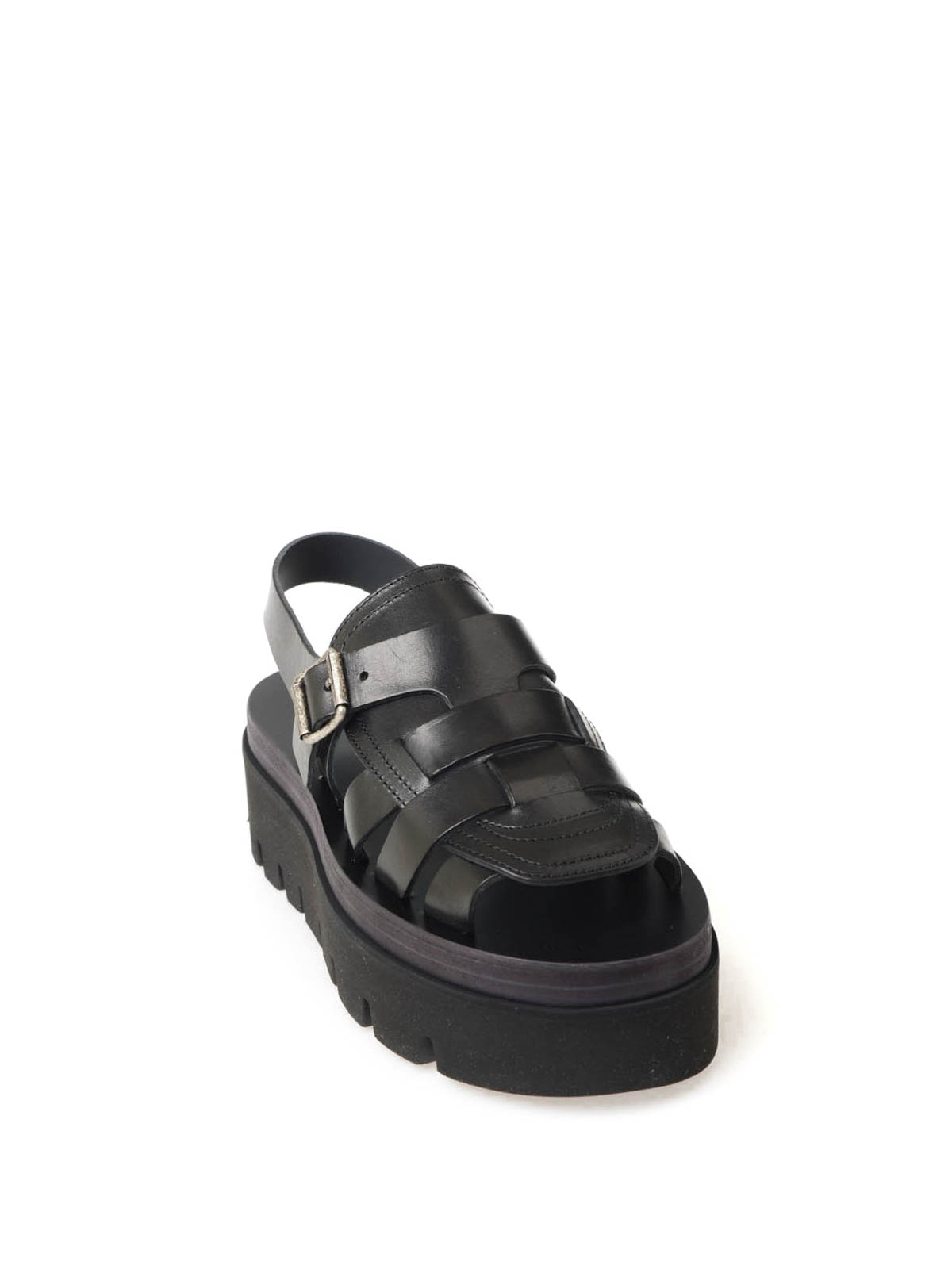 サンダル MM6 Maison Margiela - Wedge sandals - S59WP0011SX9548900BLACK