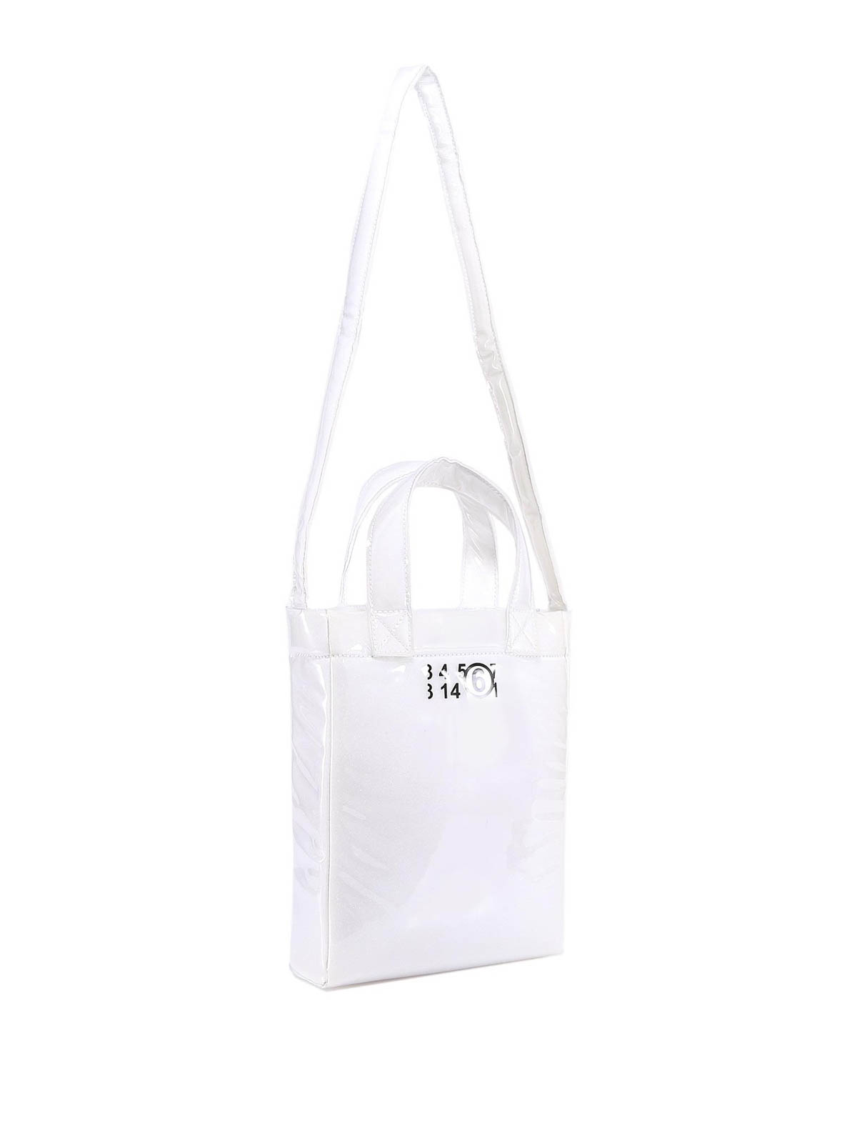 Handtaschen MM6 Maison Margiela - Shopper - Weiß - S54WD0101P2709H8481