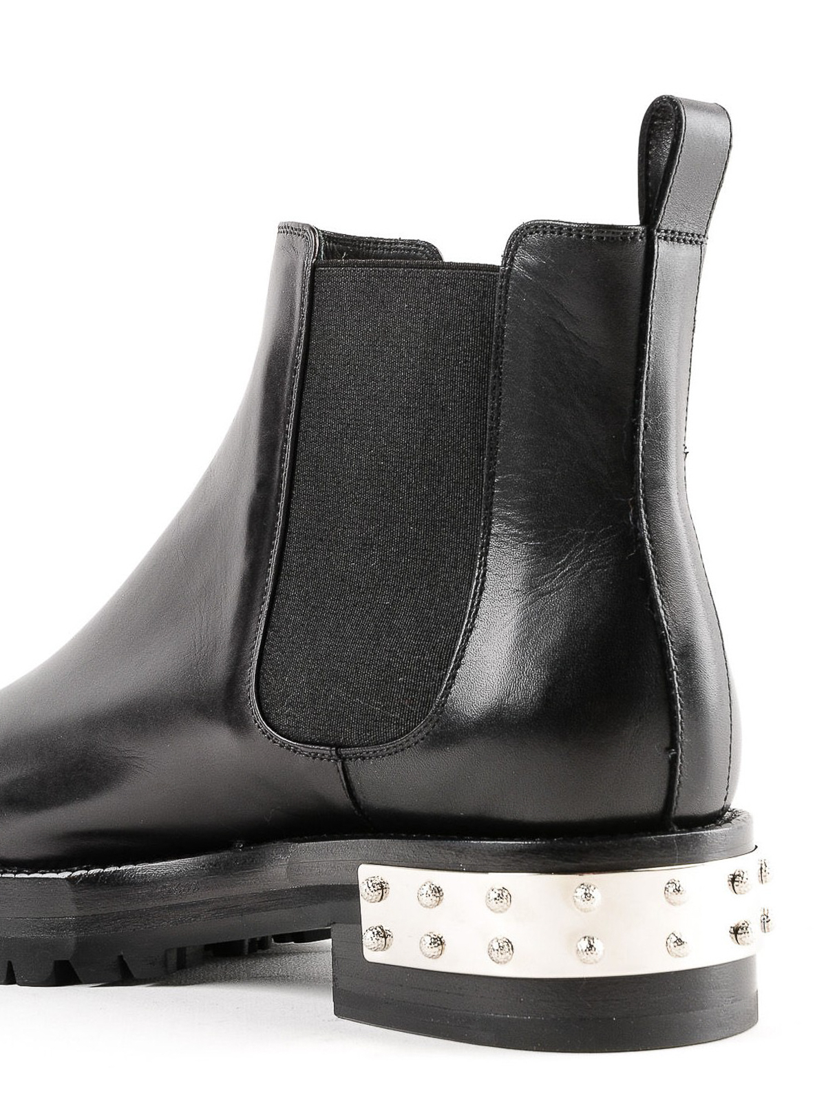 Ankle boots Alexander Mcqueen - Mod black leather booties 