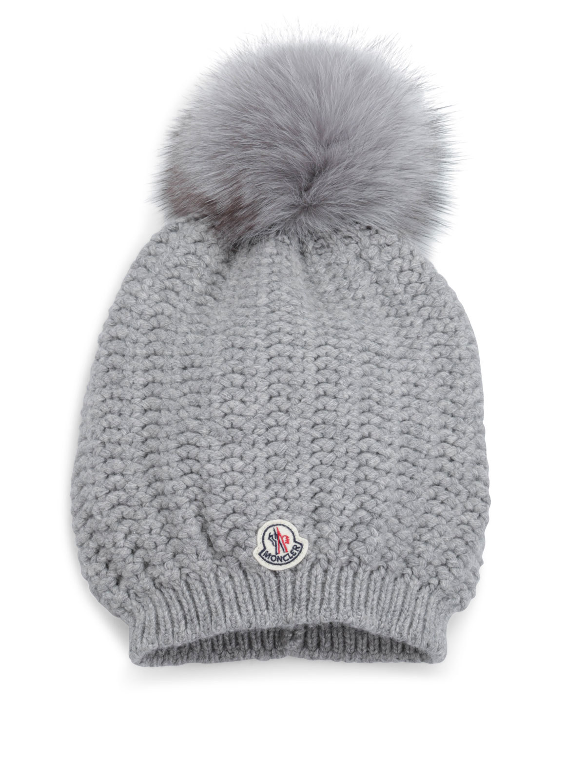 fox pom pom fur beanies   pom fur  0032200   Moncler A2 hat 093 pom Fox