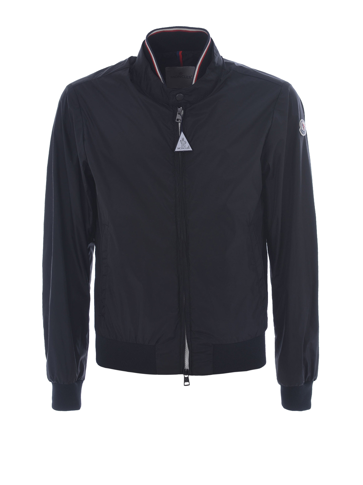 Bombers Moncler - Miroir black nylon bomber jacket - D1091406140568352999