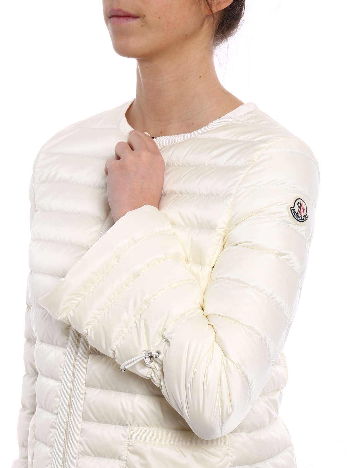 Padded jackets Moncler - Almandin bon ton white jacket