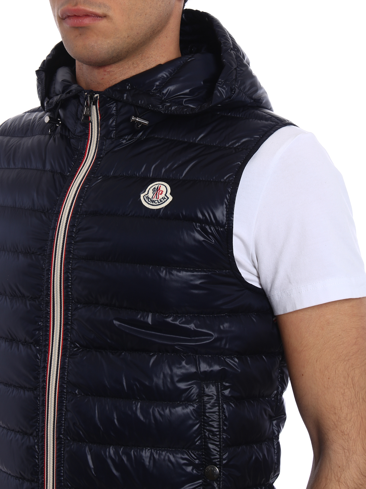 Padded jackets Moncler - Gien sleeveless hooded down jacket 