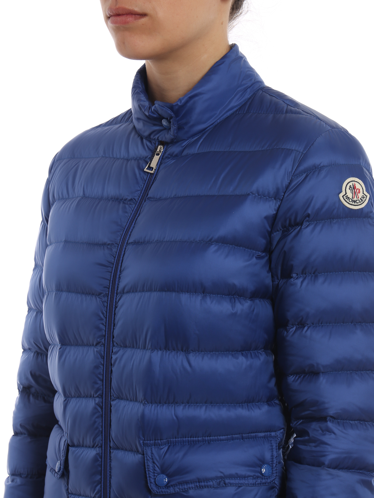 Moncler - Lans royal blue puffer jacket - padded jackets ...