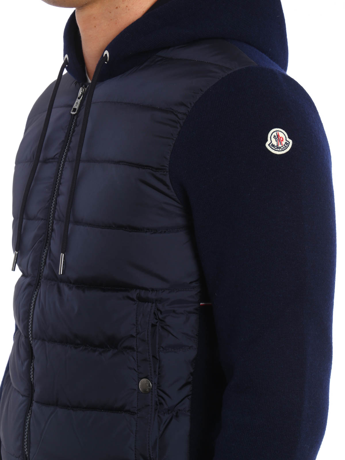 moncler padded cardigan