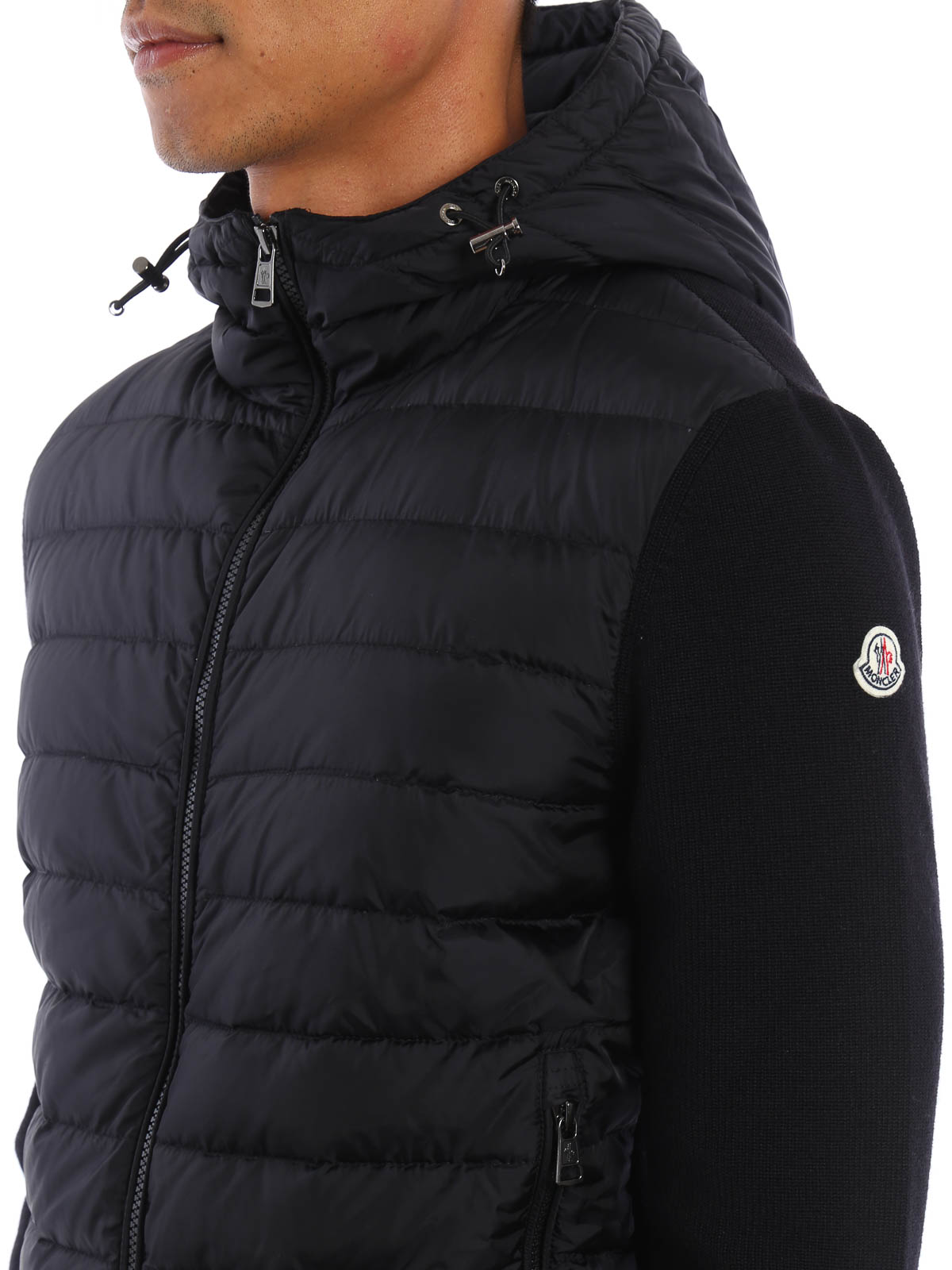 moncler quilted cardigan