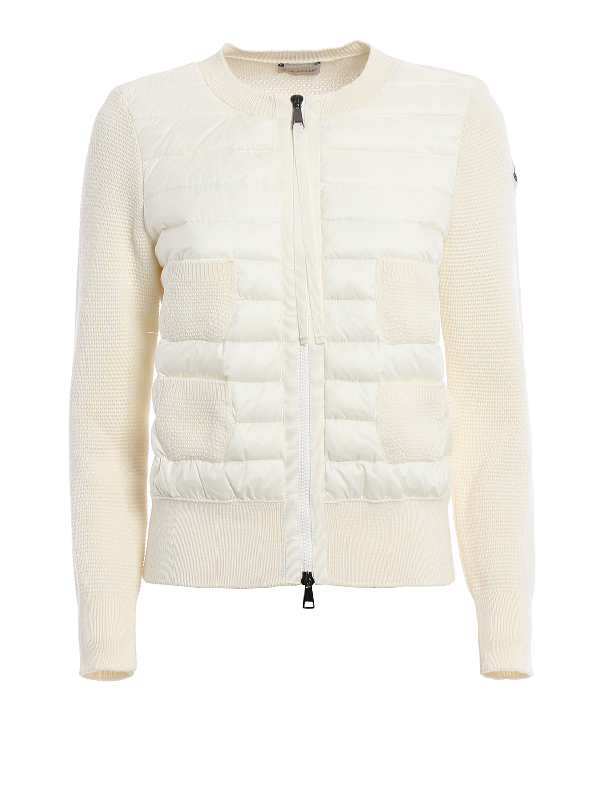 moncler cardigan white