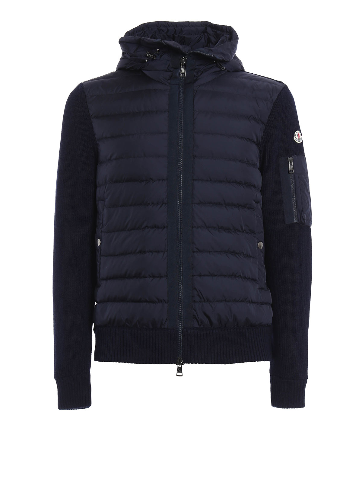 Cardigans Moncler - Padded panelled cardigan - D2091940280094789777