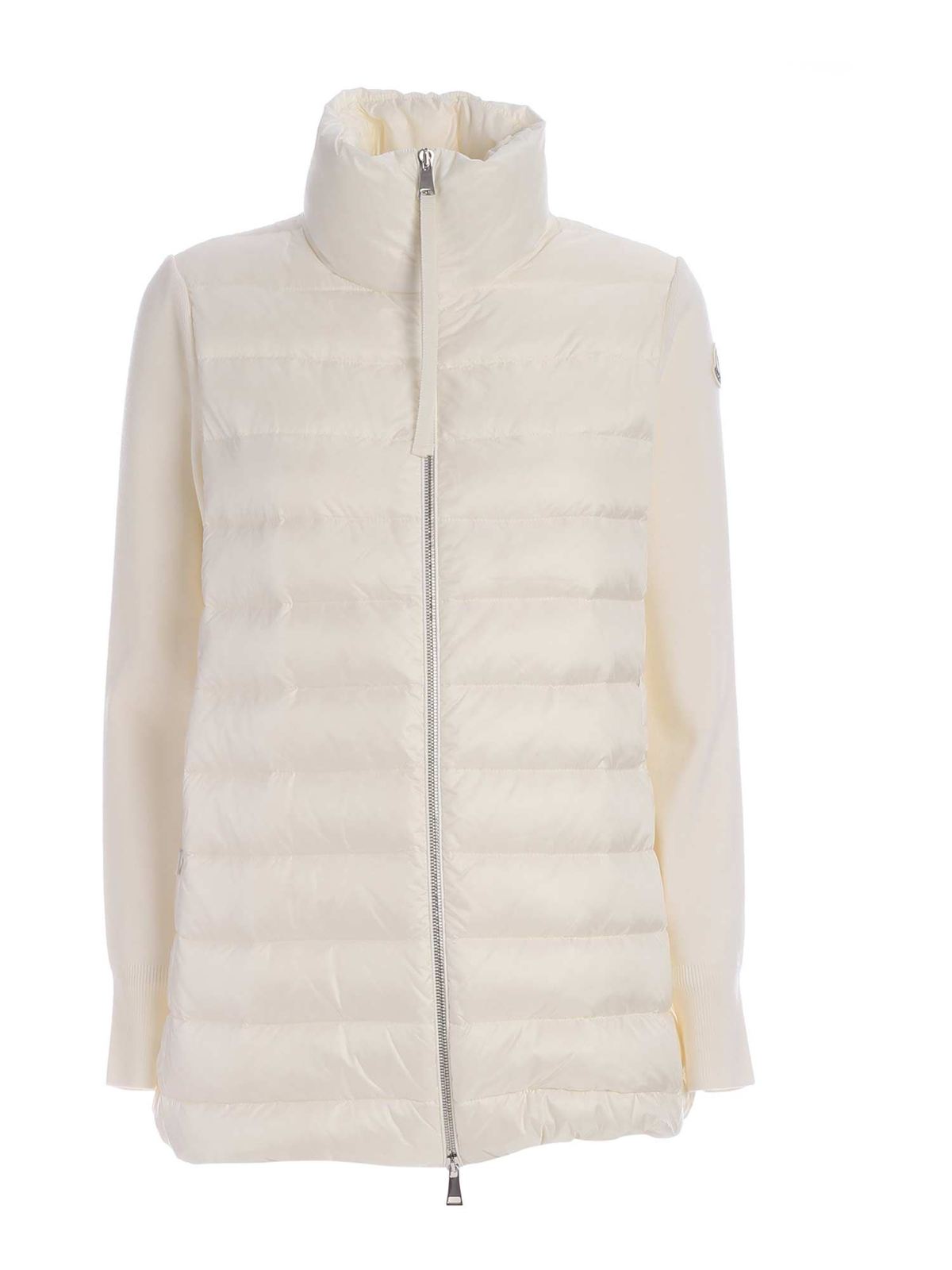 Cardigans Moncler - Tricot long cardigan in white - 9B51200A9018030