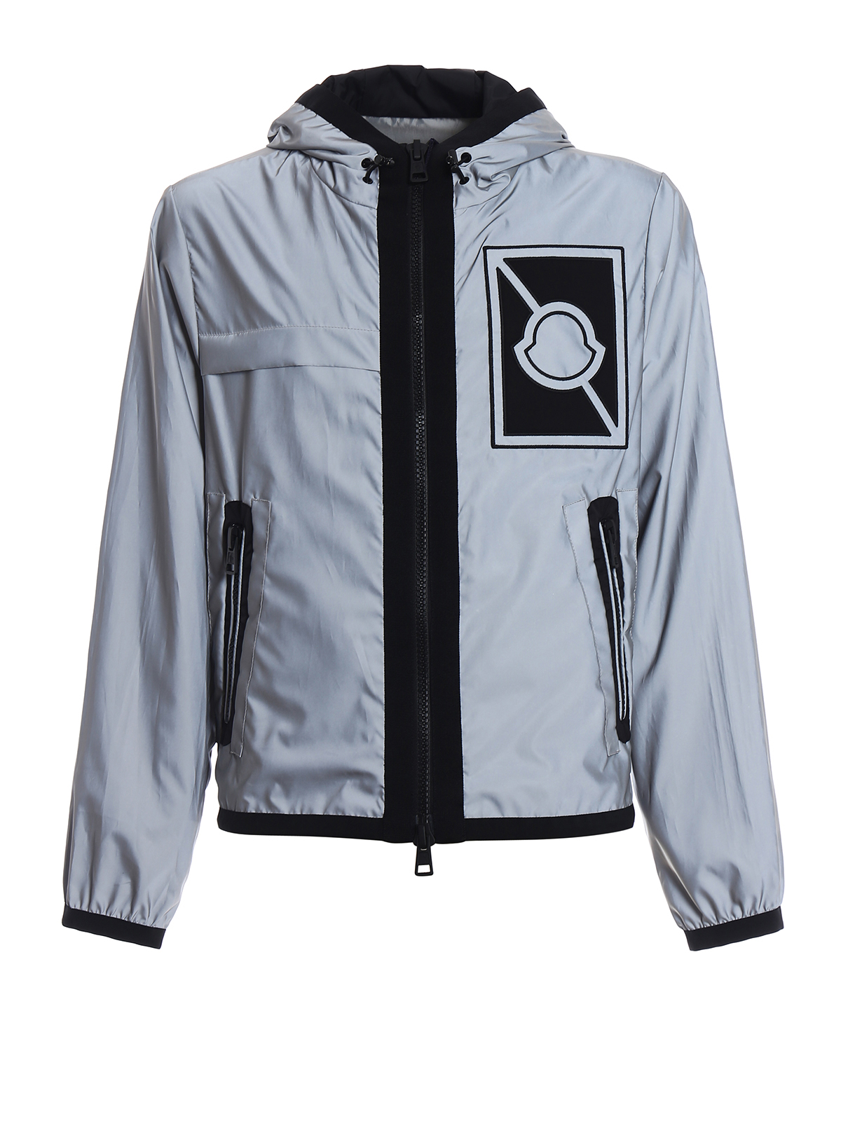 reflective moncler jacket