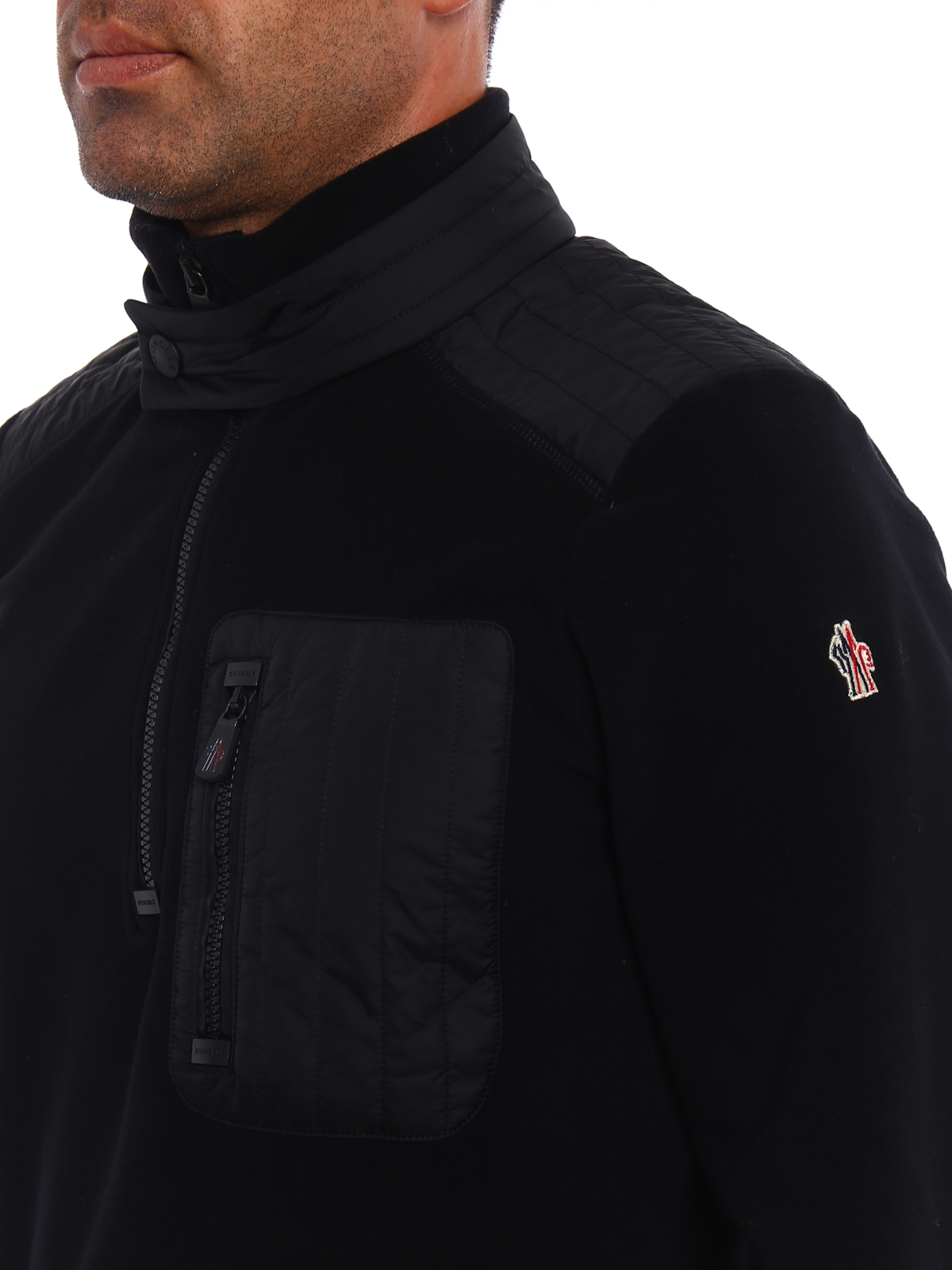 moncler black sweater