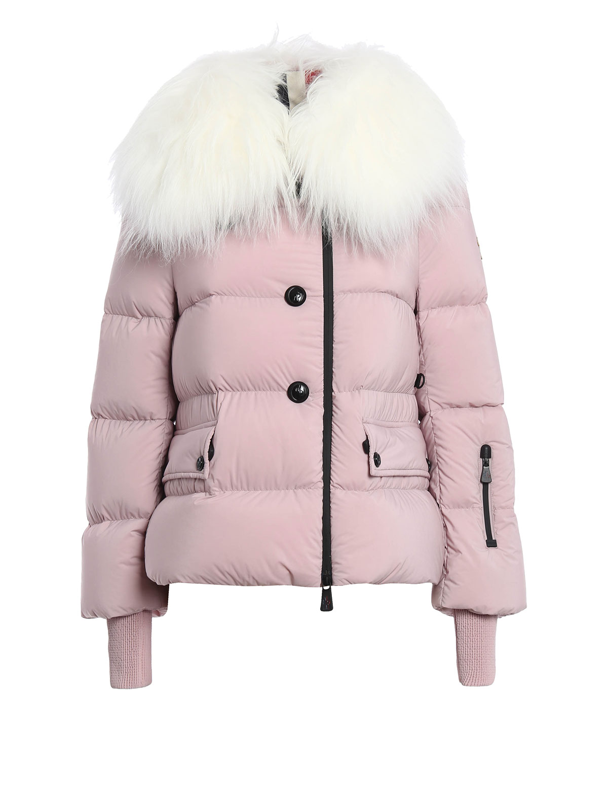 Padded jackets Moncler Grenoble - Rumier fur detailed padded 