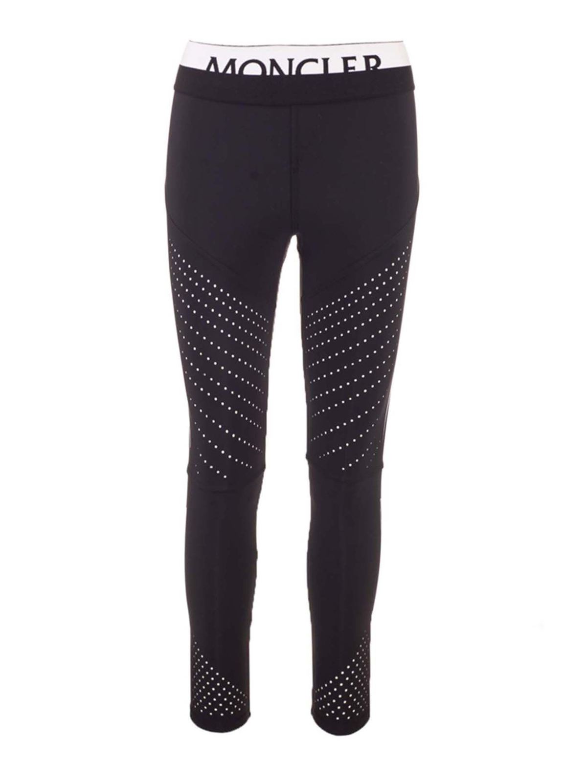 لگینگز Moncler - Elastic logo leggings 
