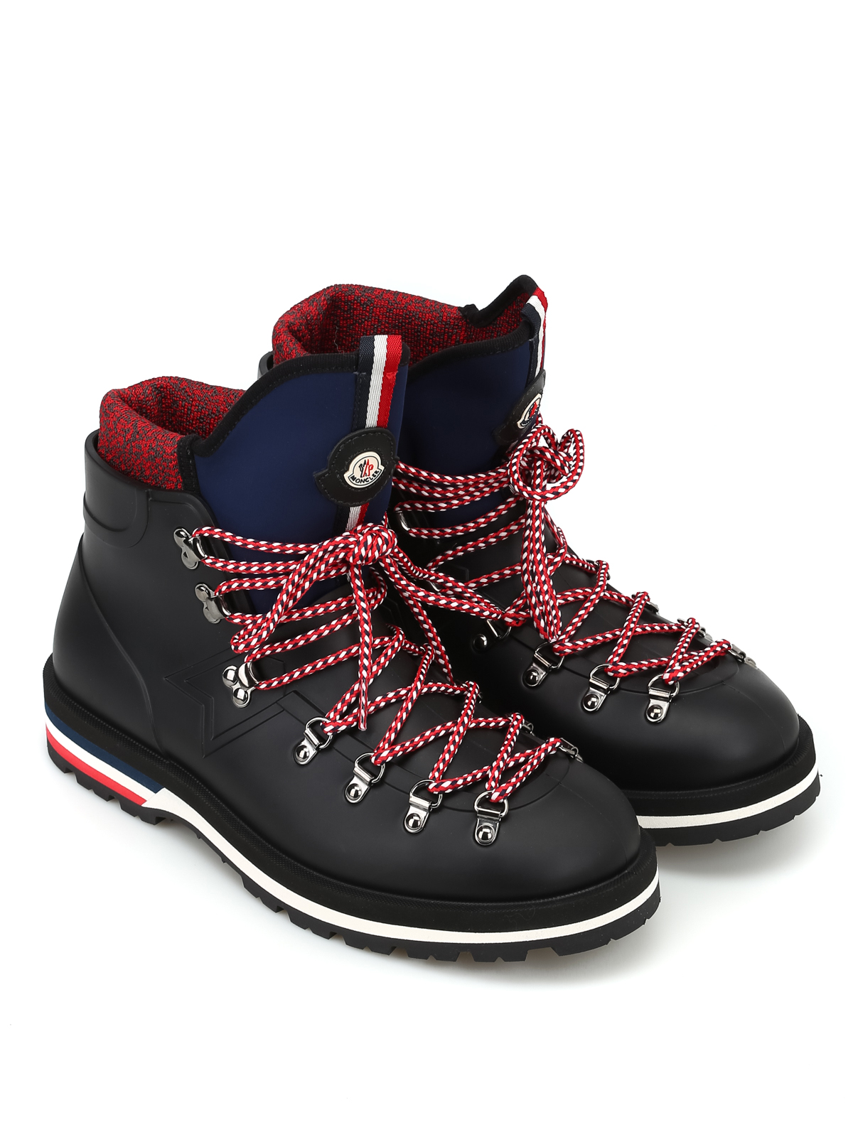 Henoc rubber lace-up hiking boots 