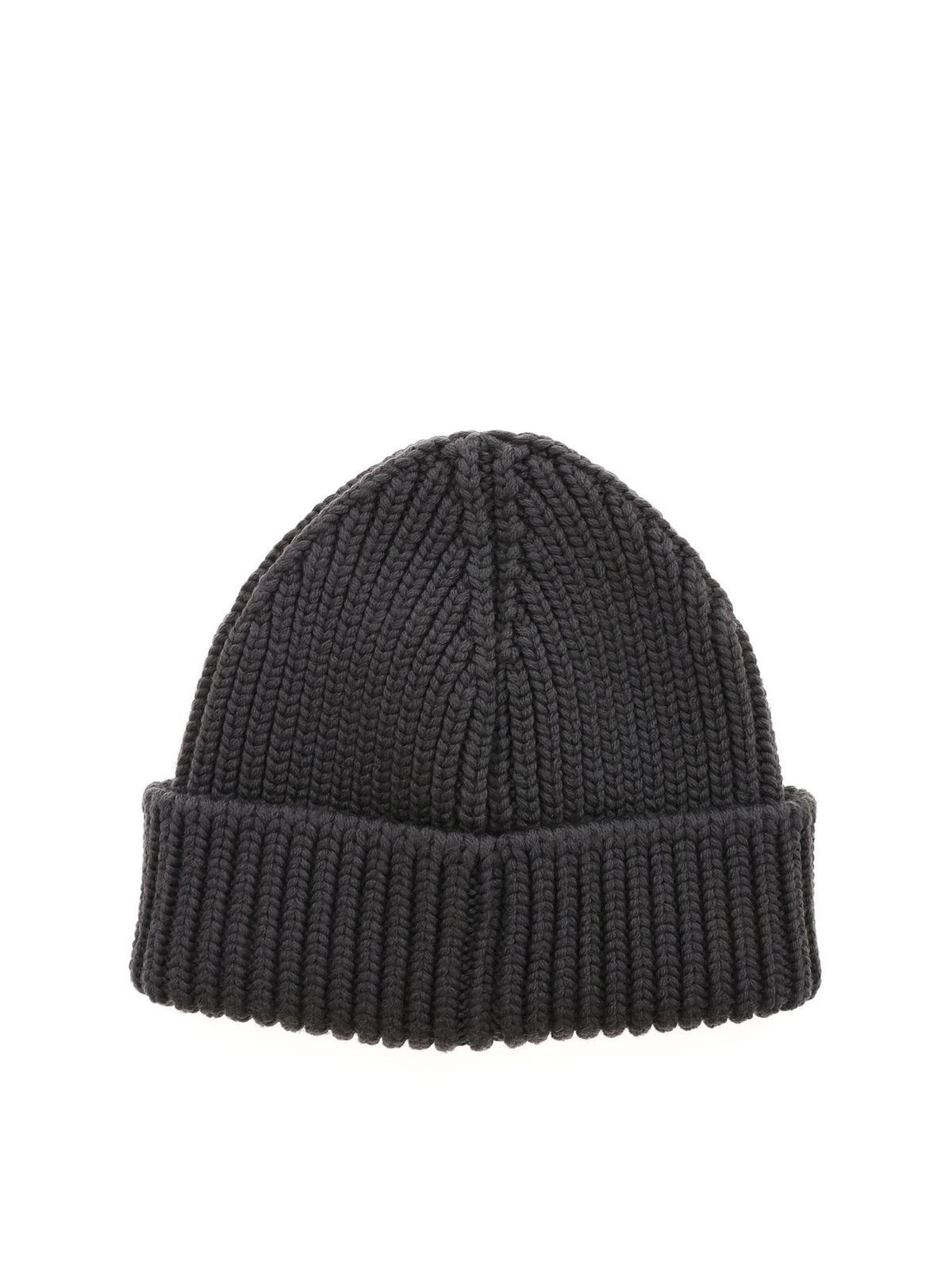 moncler beanie ribbed