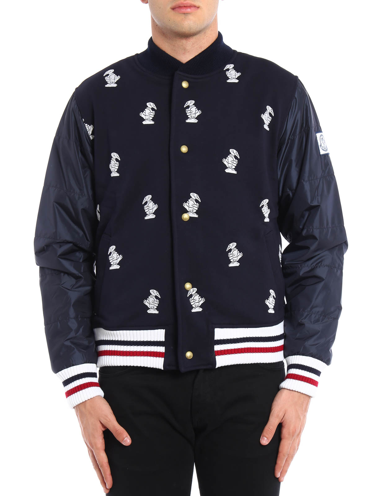 moncler embroidered jacket