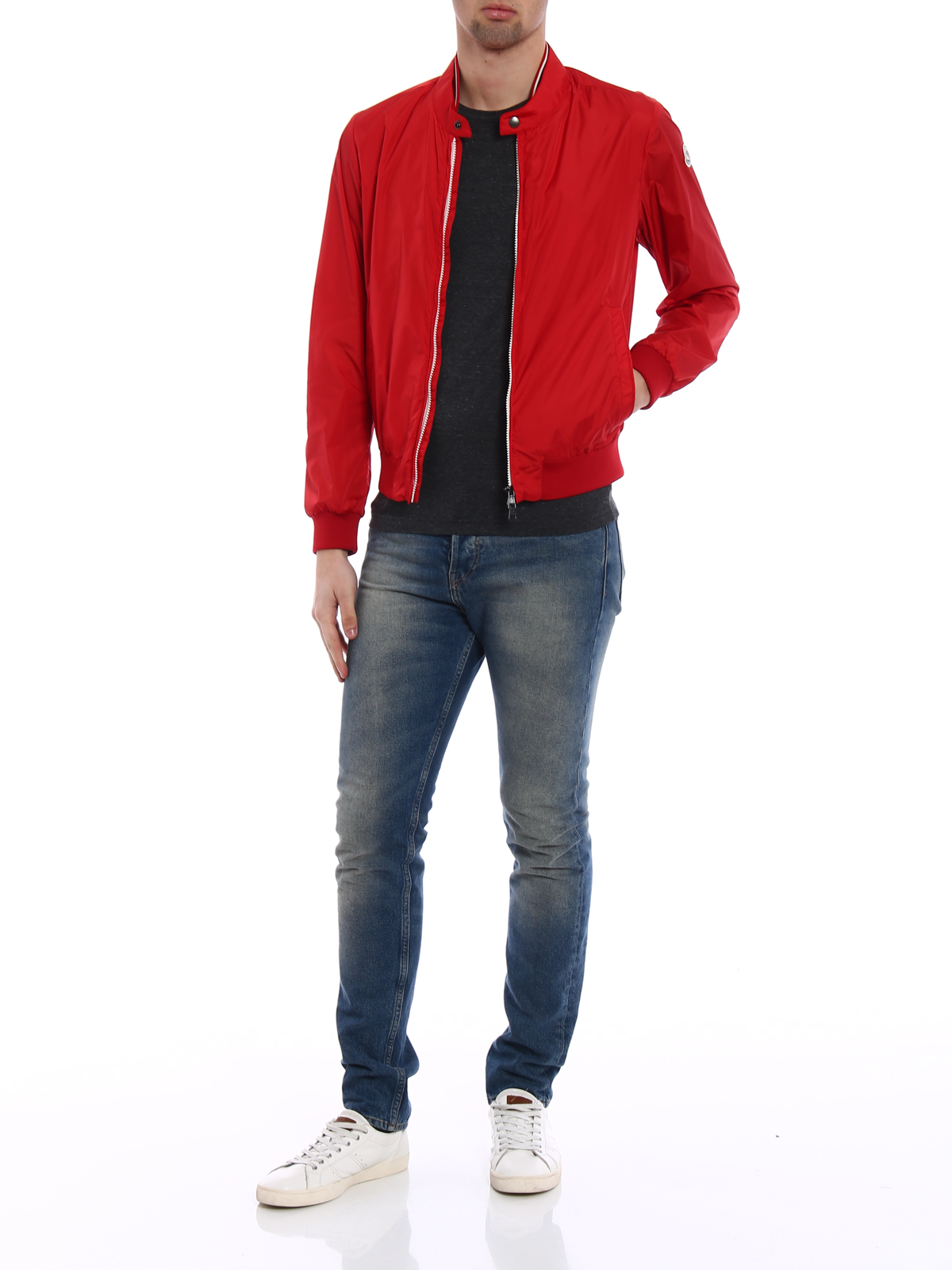 bomber moncler rosso