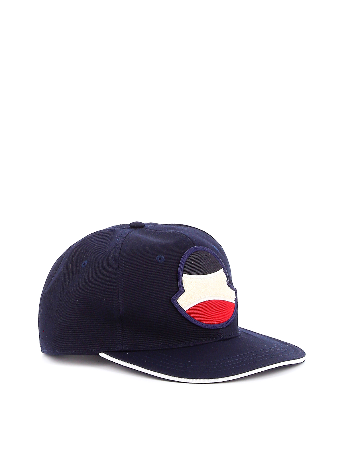 Logo patch blue baseball cap - hats 
