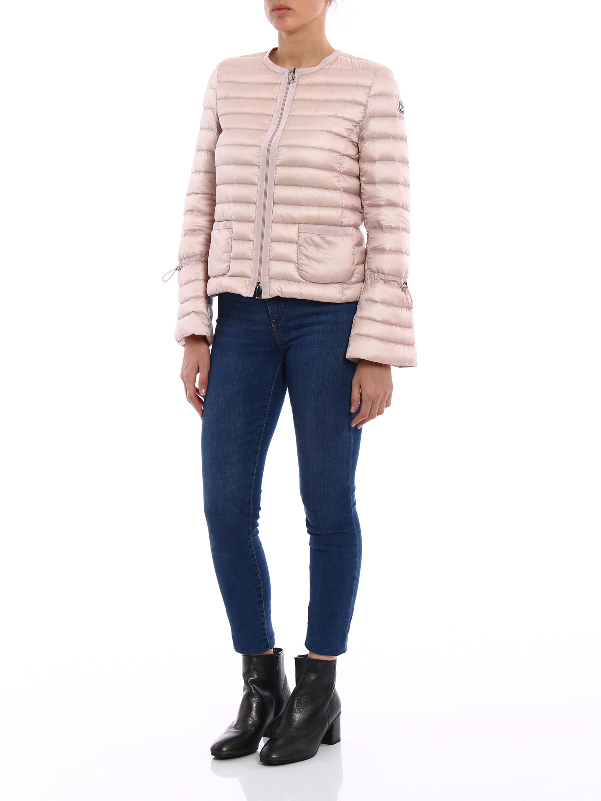 Padded jackets Moncler - Almandin bon ton light pink jacket