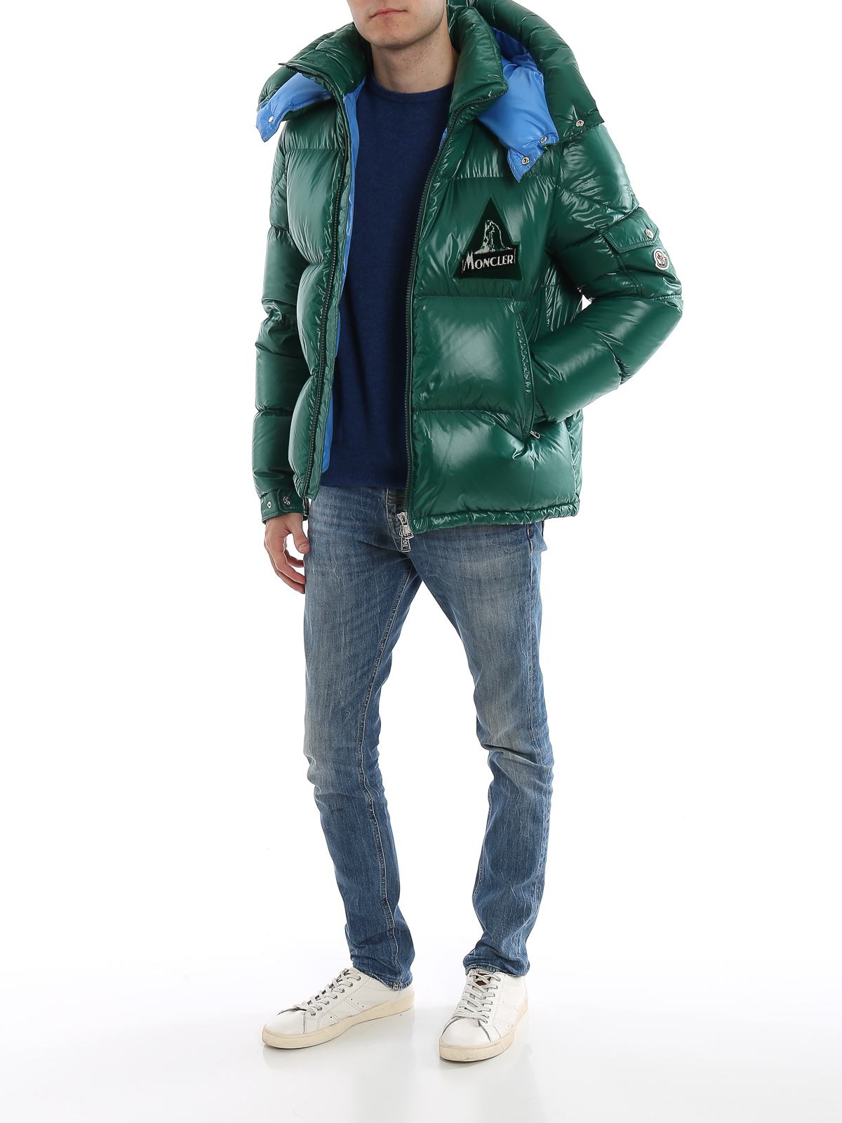green puffer jacket - padded jackets 