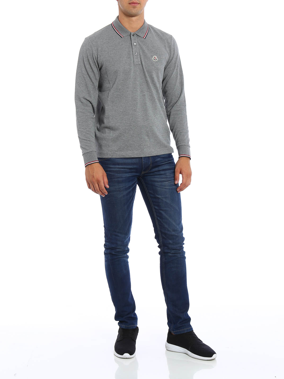 moncler polo shirt grey moncler polo shirt grey