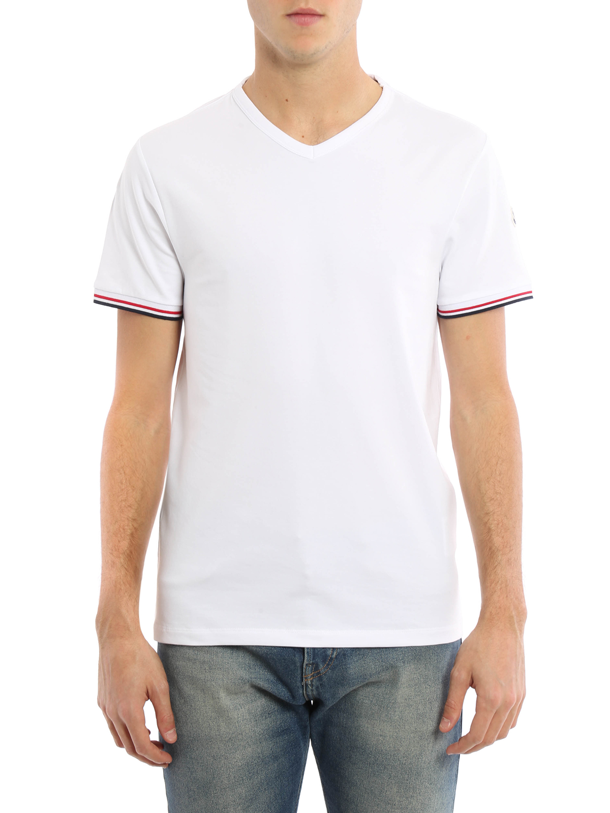 moncler v neck t shirt