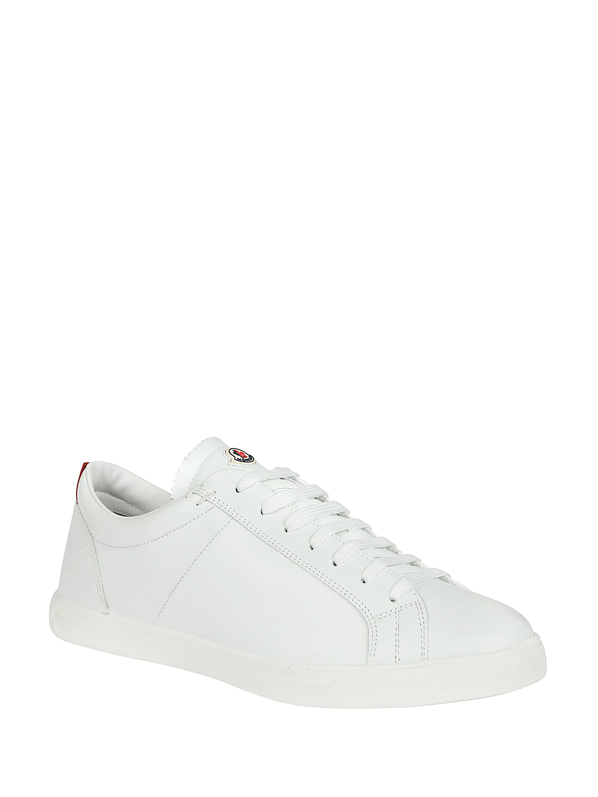 Trainers Moncler - White leather sneakers - 1017400019MT001 | iKRIX.com