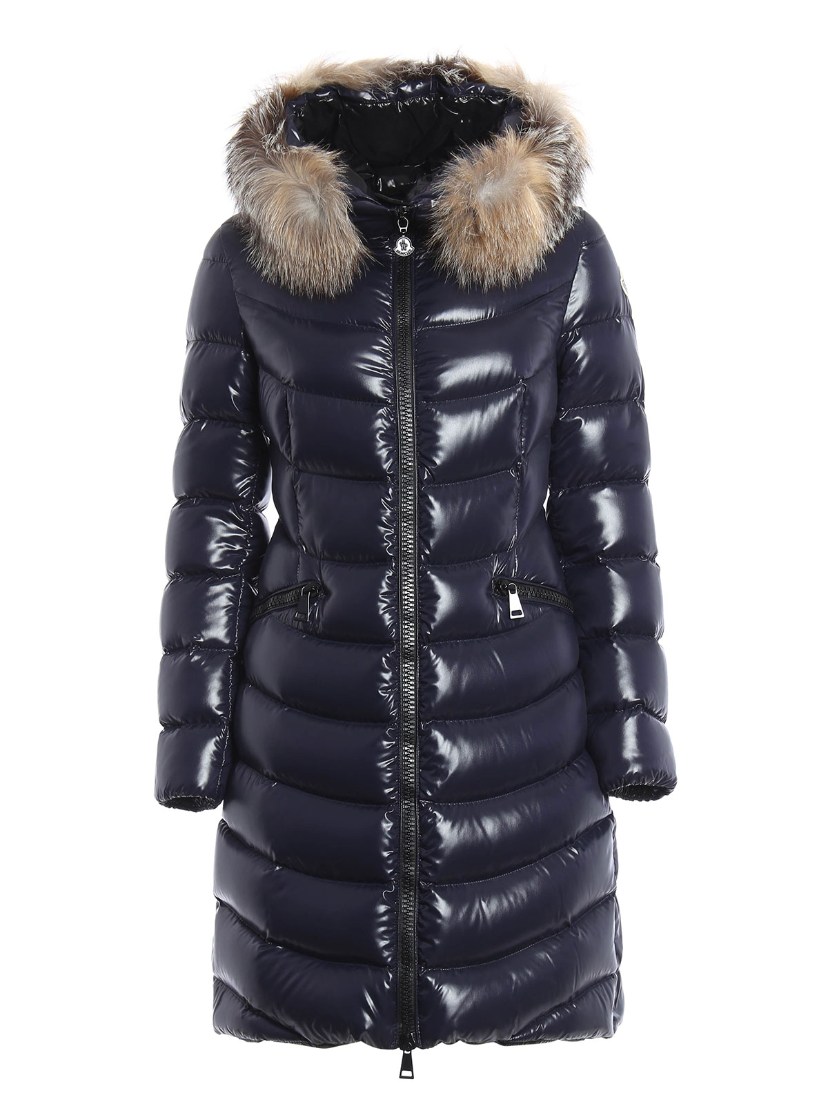 Padded coats Moncler - Aphia fur trimmed hooded down coat - B2093498922568950742
