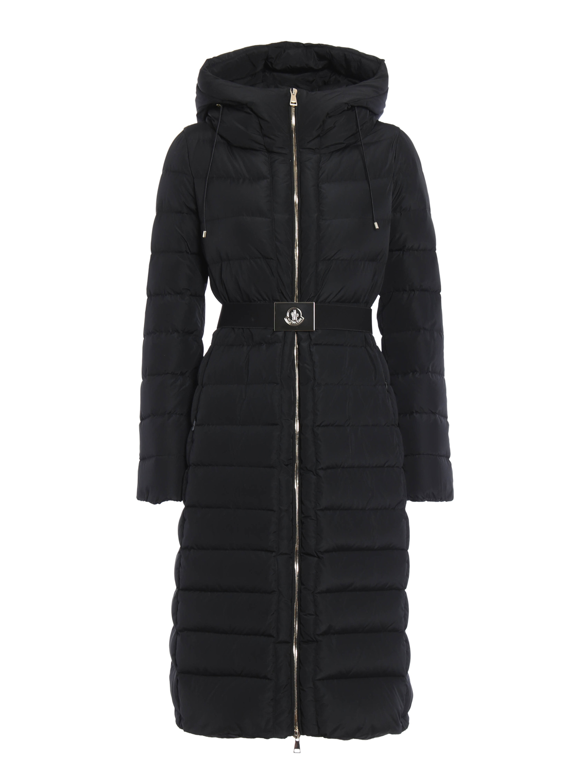 Padded coats Moncler - Imin hooded belted long coat - B2093498600057822999