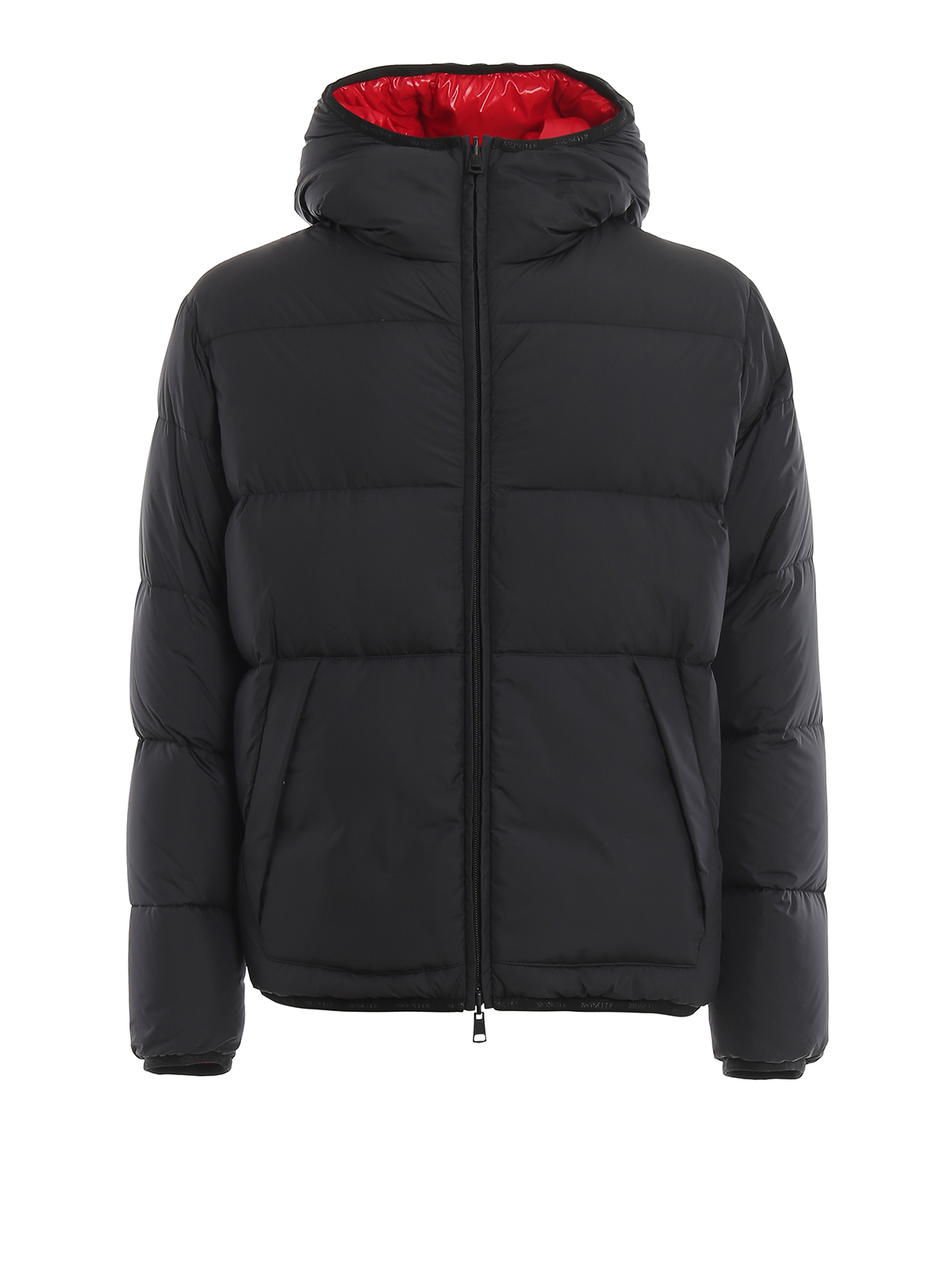 Moncler Lumiere Reversible Puffer Jacket In Black