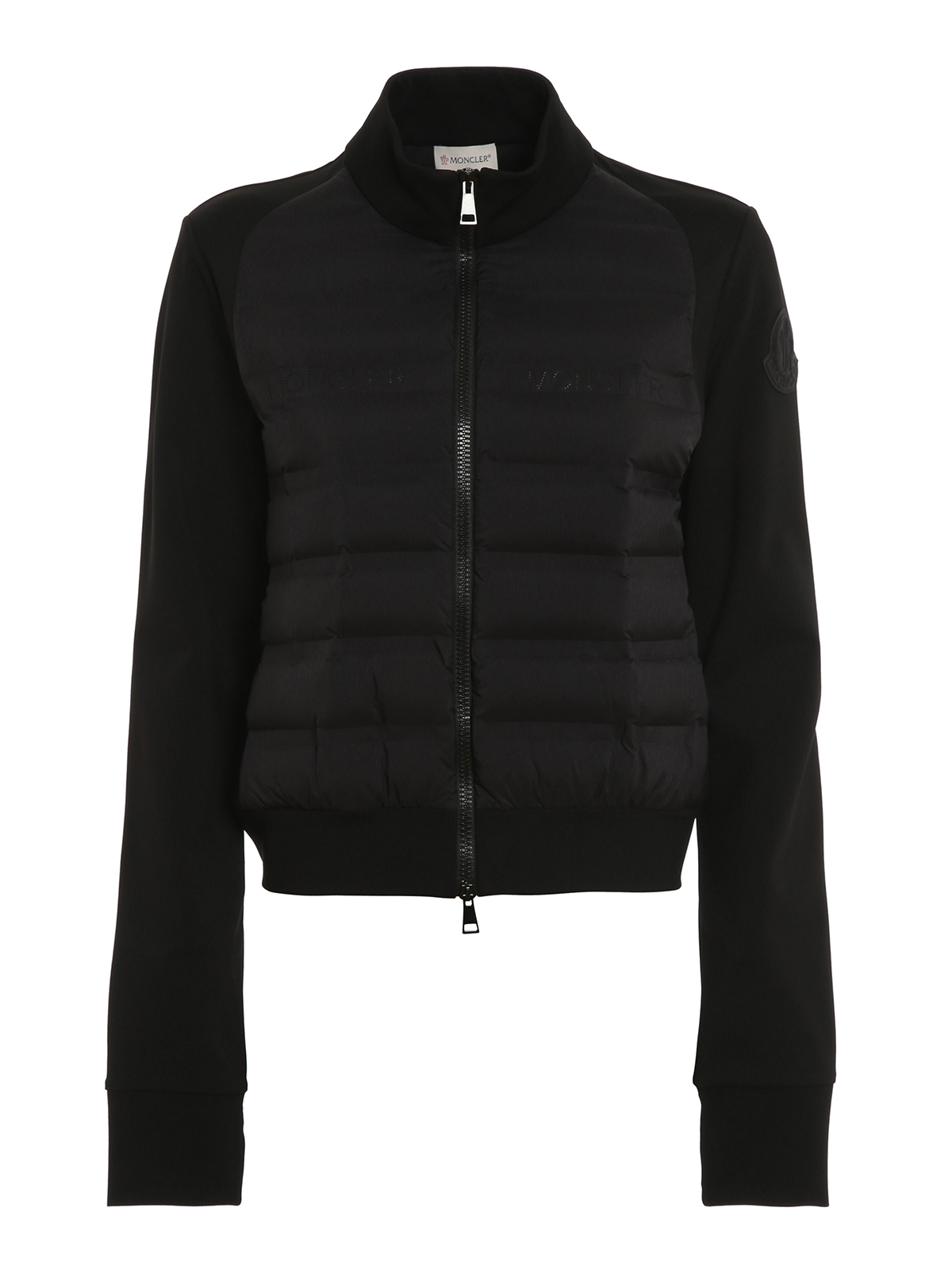 Moncler Quilted Jacket In Black