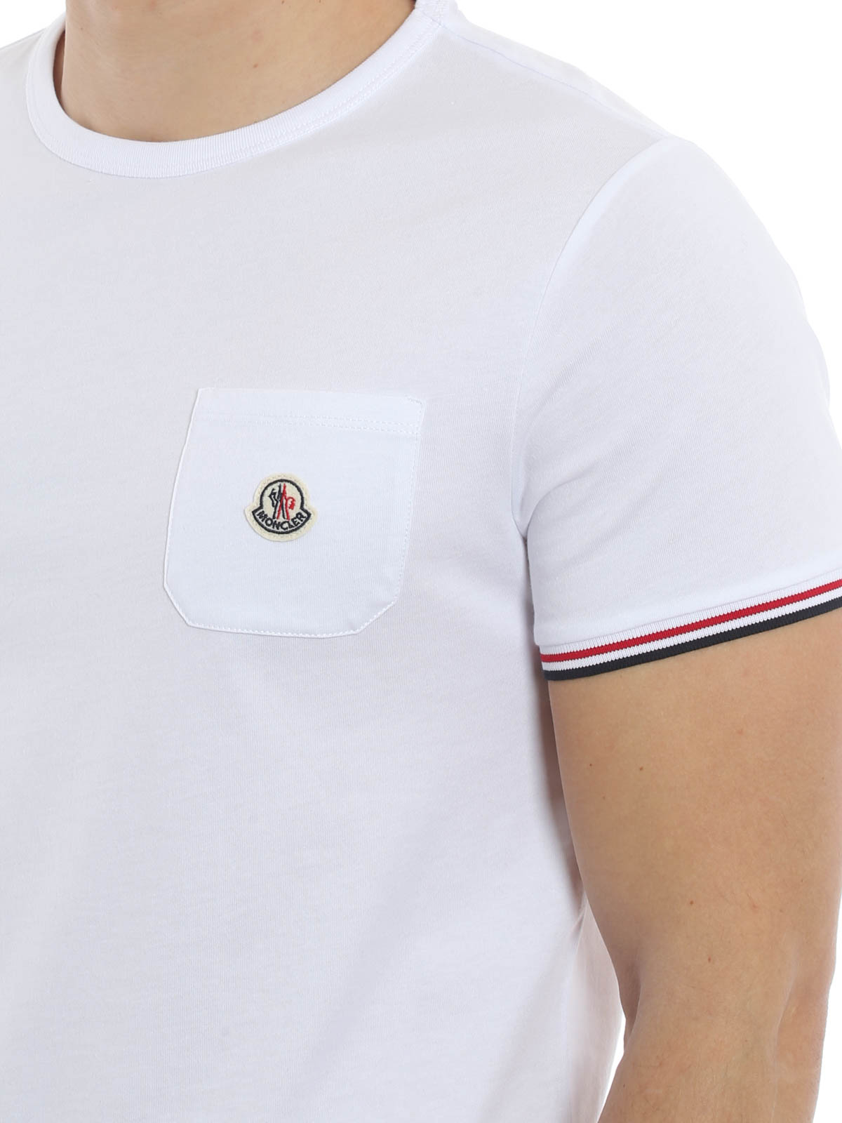 Tシャツ Moncler - Patch pocket T-shirt - B1091800060080428001