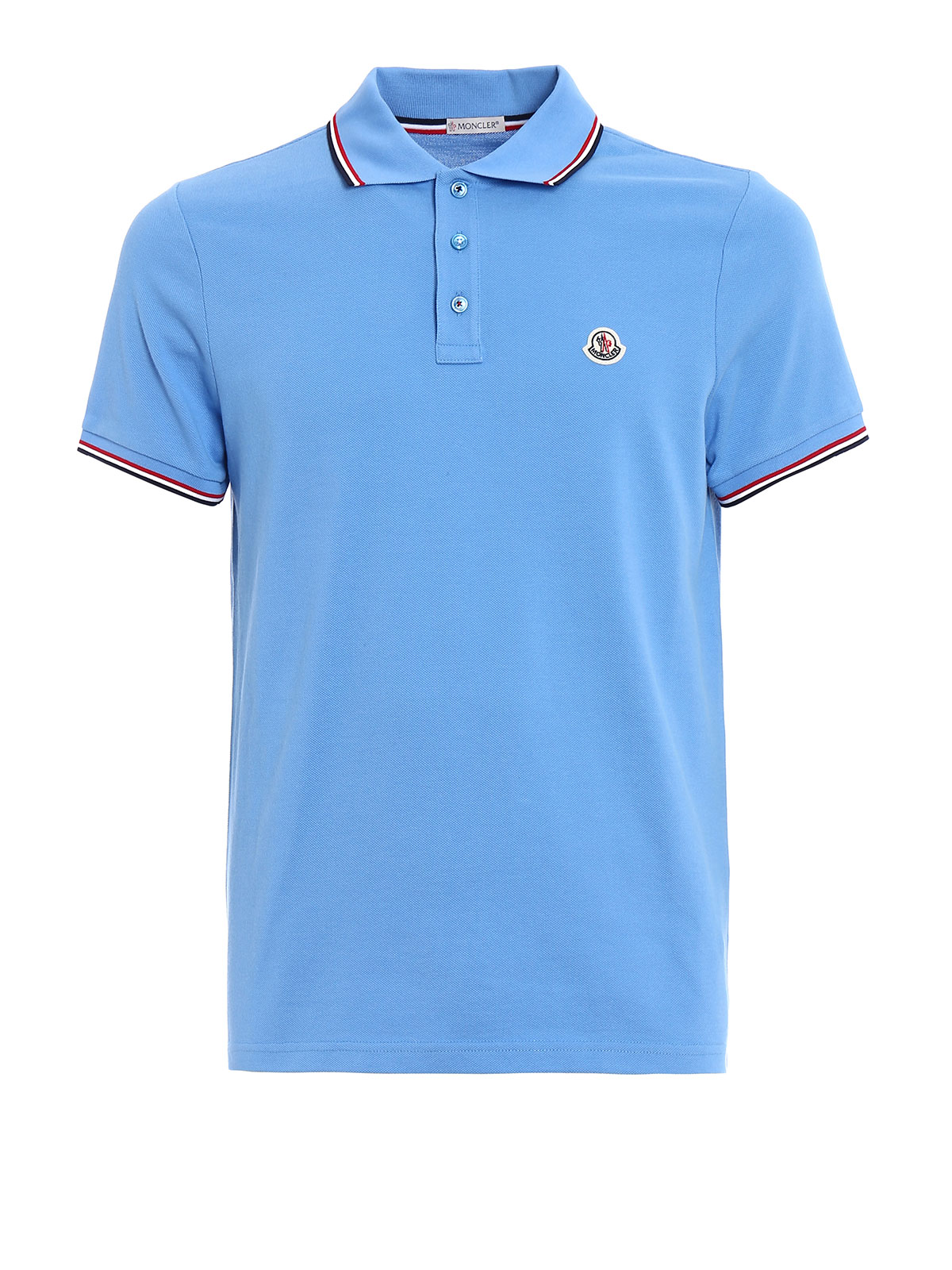 Polo shirts Moncler - Tricolour detail polo shirt - 834560084556704
