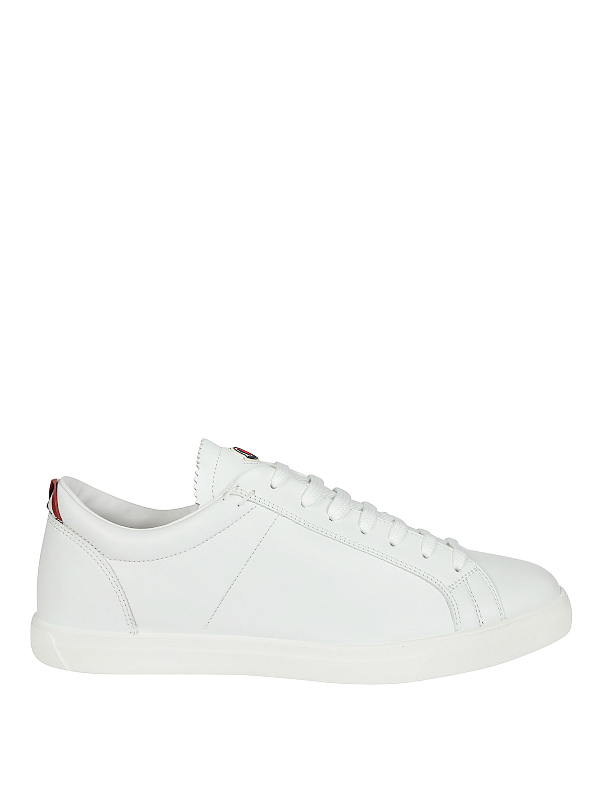Trainers Moncler - White leather sneakers - 1017400019MT001 | iKRIX.com