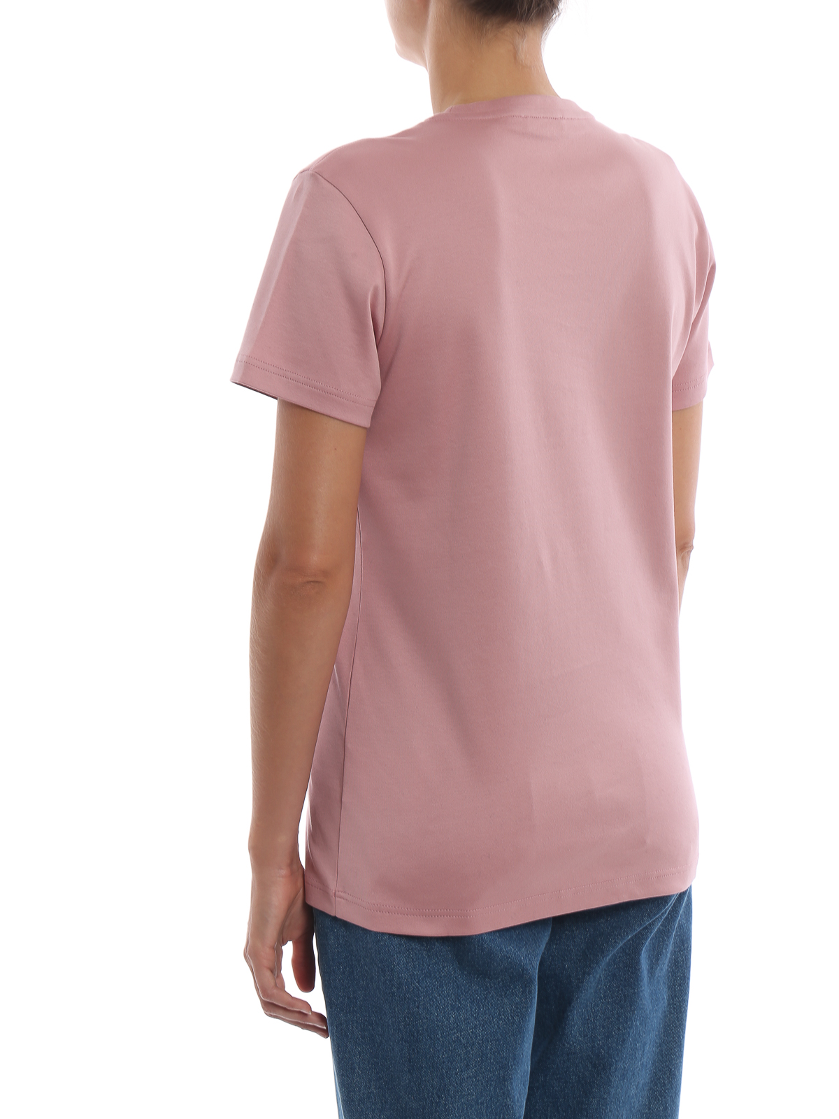 pink moncler t shirt mens