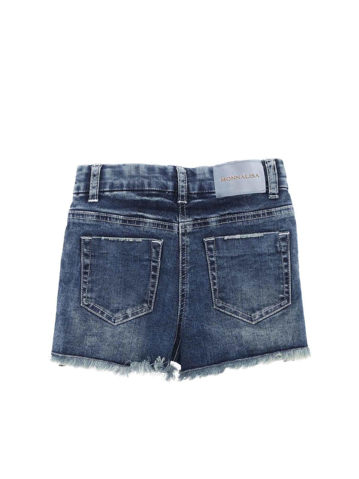 Short stampa margherite Mango Bambina Abbigliamento Pantaloni e jeans Shorts Pantaloncini 