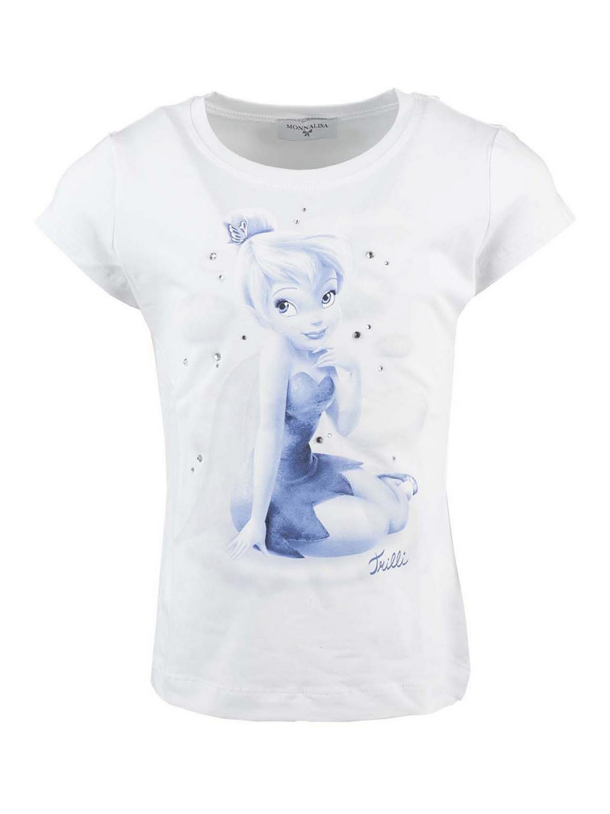 MONNALISA FAIRY PRINTED JERSEY T-SHIRT