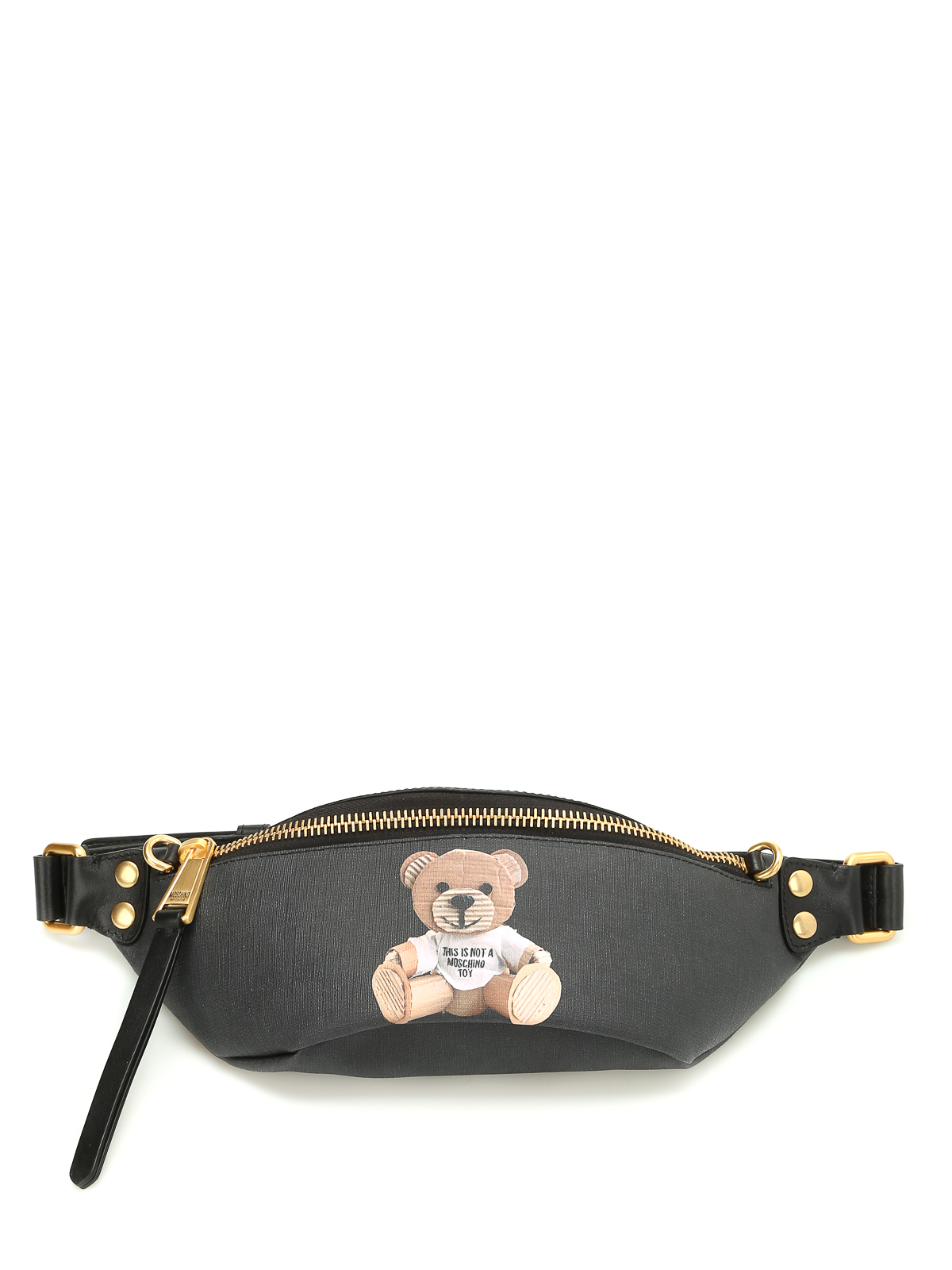Moschino - Saffiano leather belt bag - belt bags - 2A770682101555S712