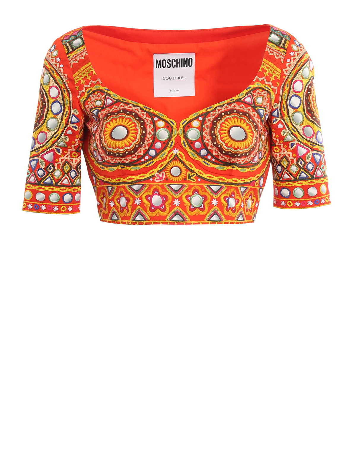 moschino crop top