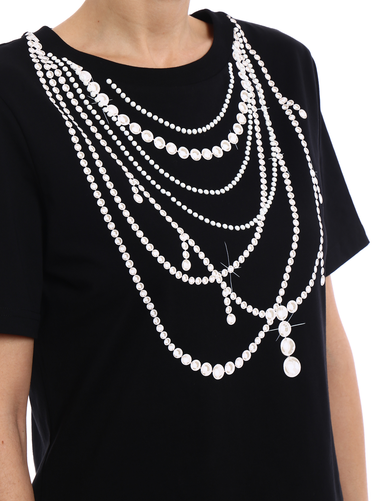 moschino pearl necklace