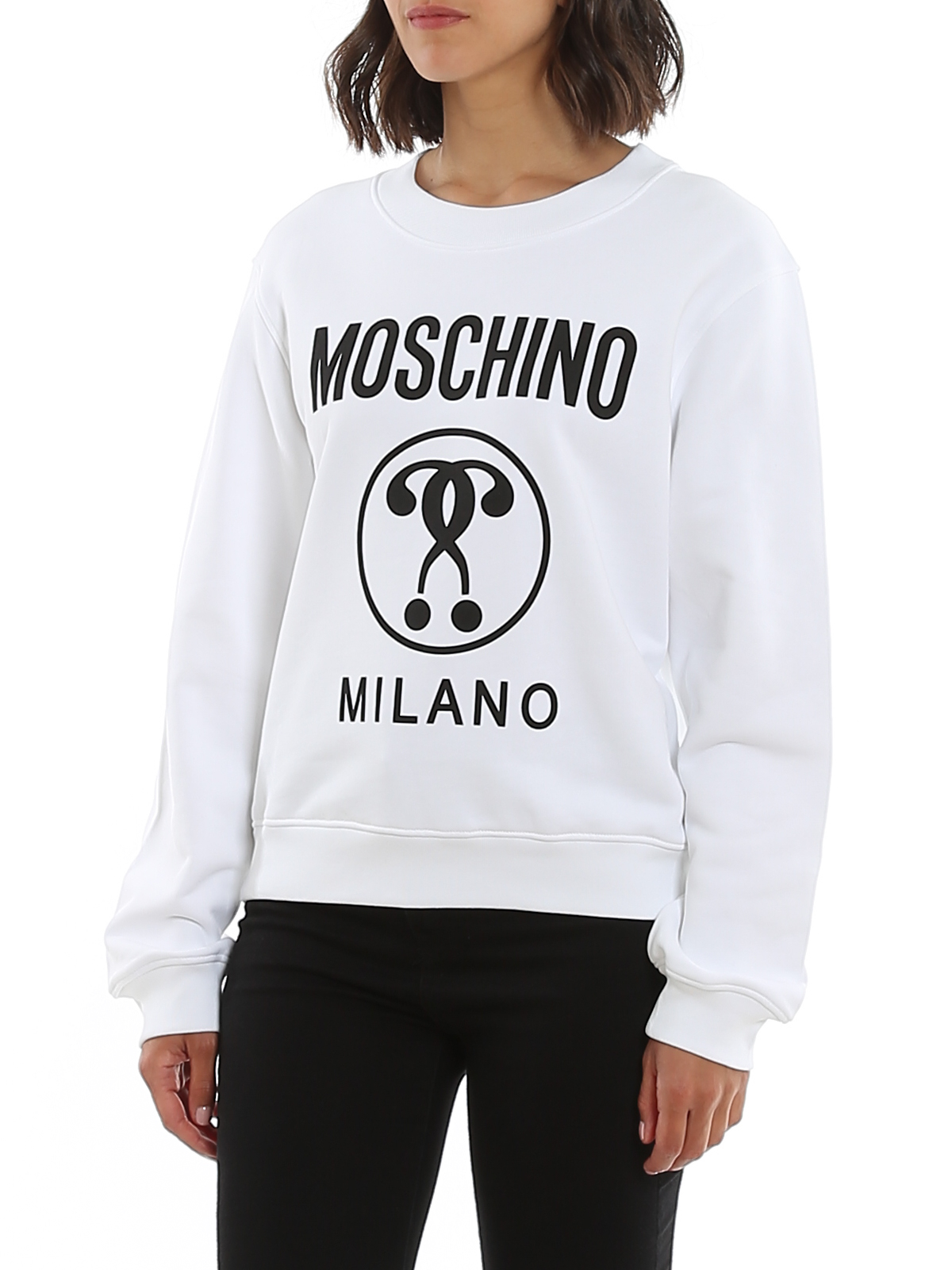 moschino question mark sweatshirt