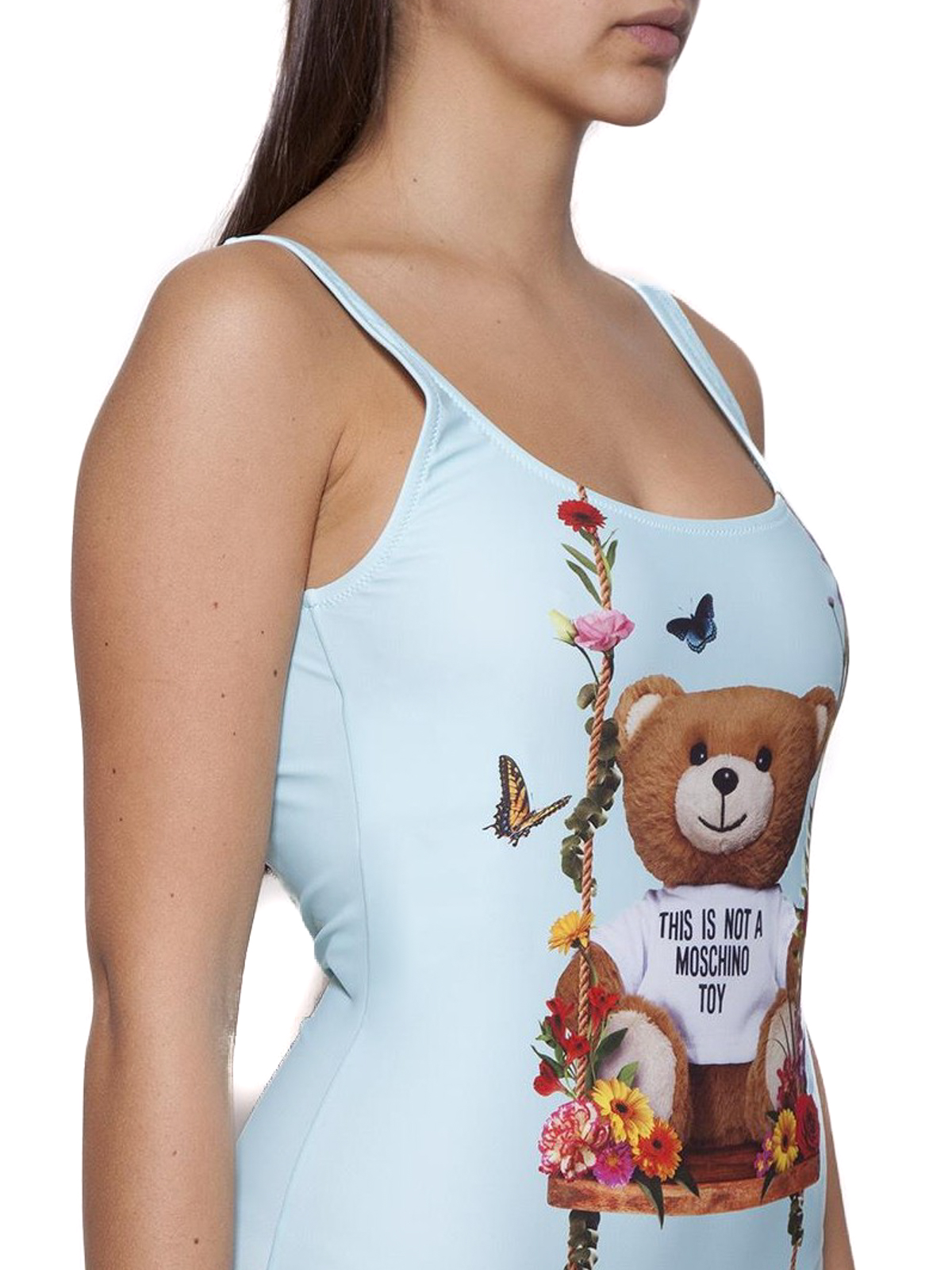 One-piece Moschino - Floral Bear one-piece swimsuit - V420404751332