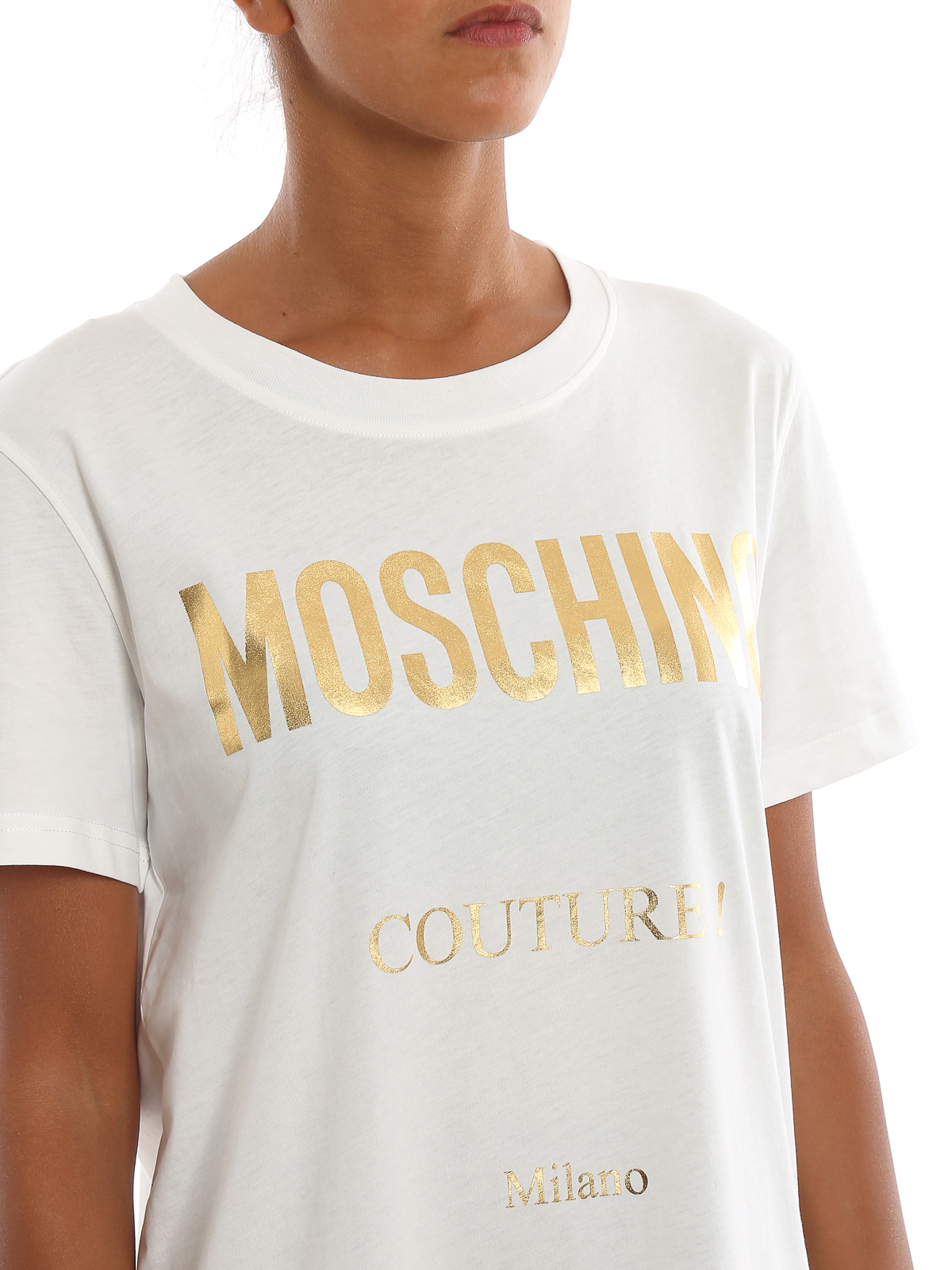 moschino couture gold