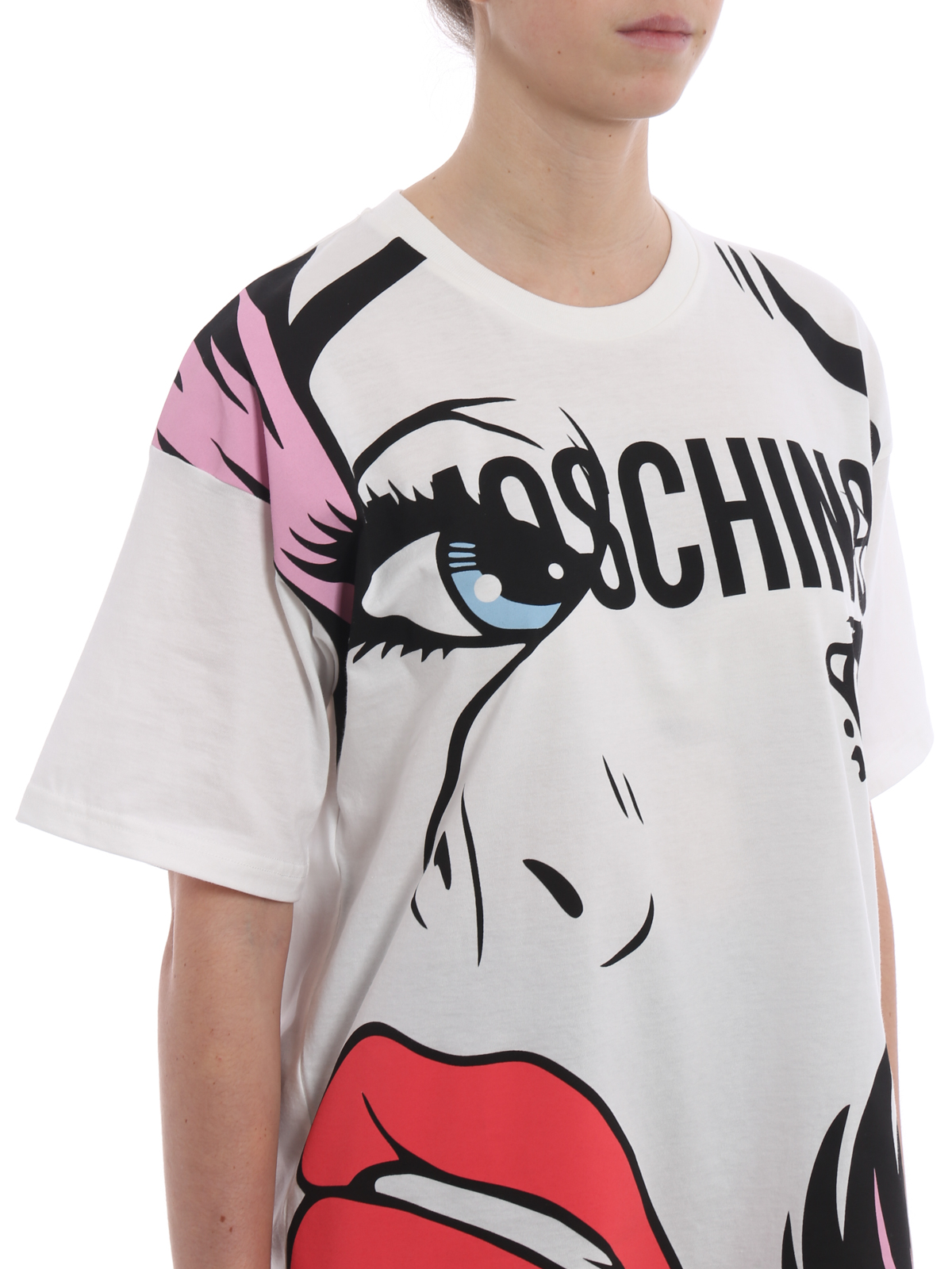 Moschino - Moschinoeyes print T-shirt 