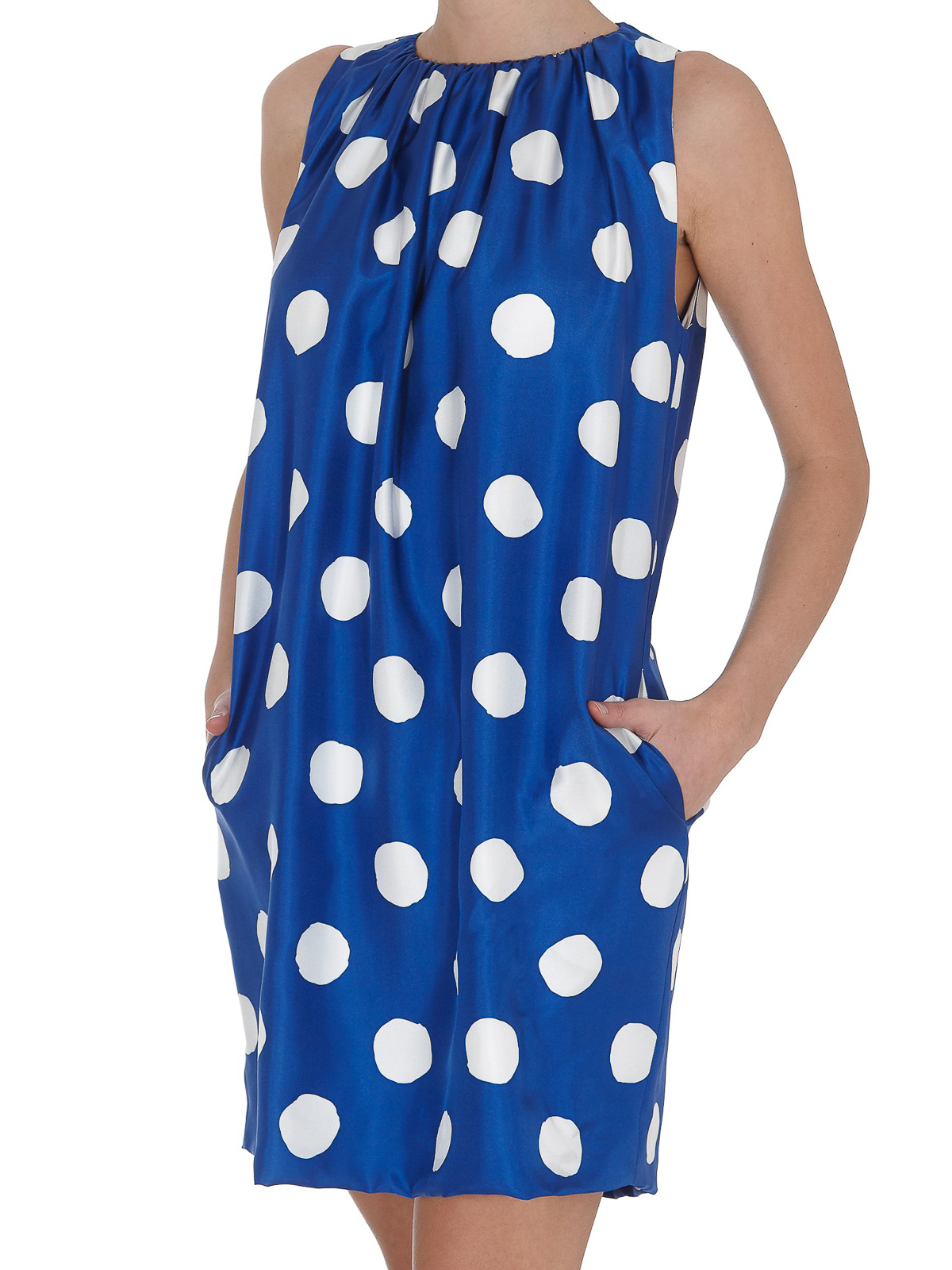 moschino polka dot dress