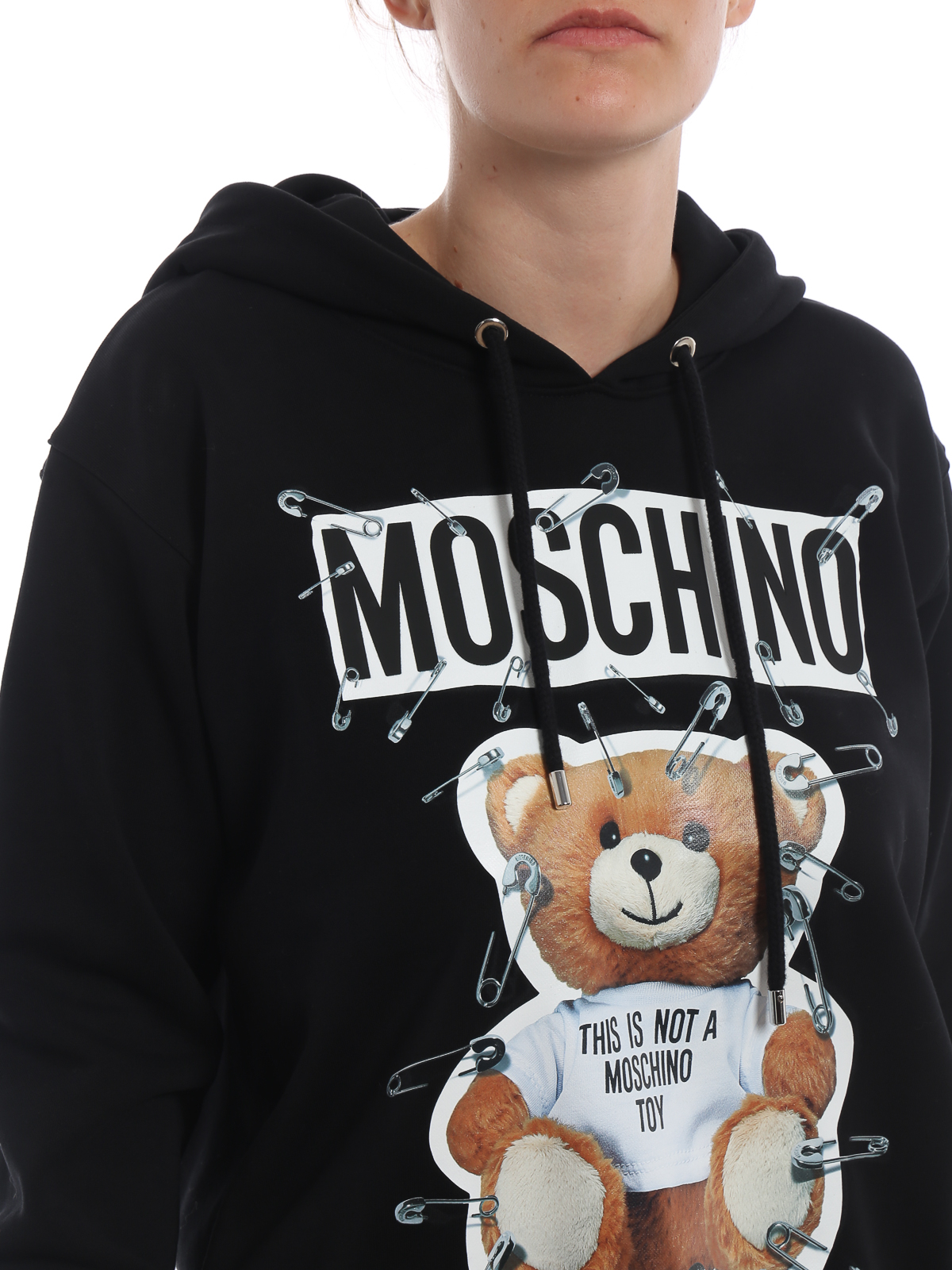 2019 HOT Unisex MEN'S Moschino teddy bear Hoodie Sweater Coat