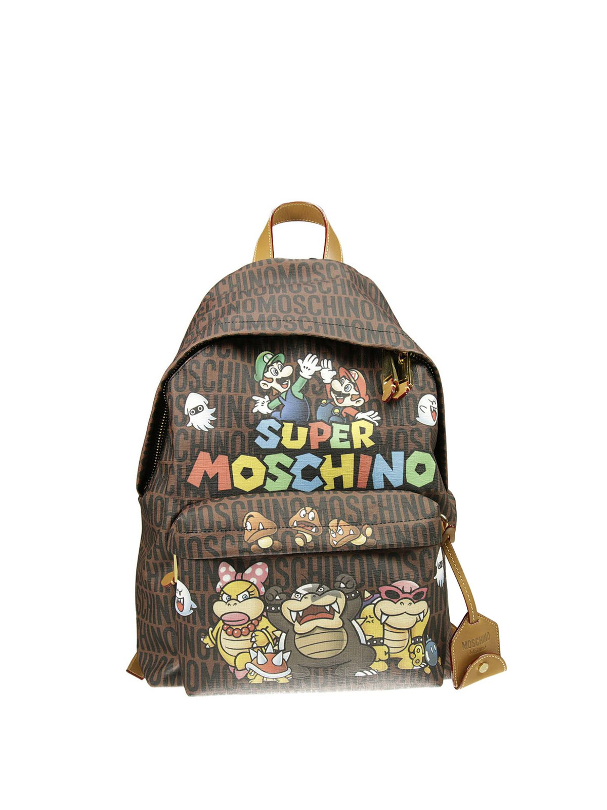 Super Moschino patterned backpack 