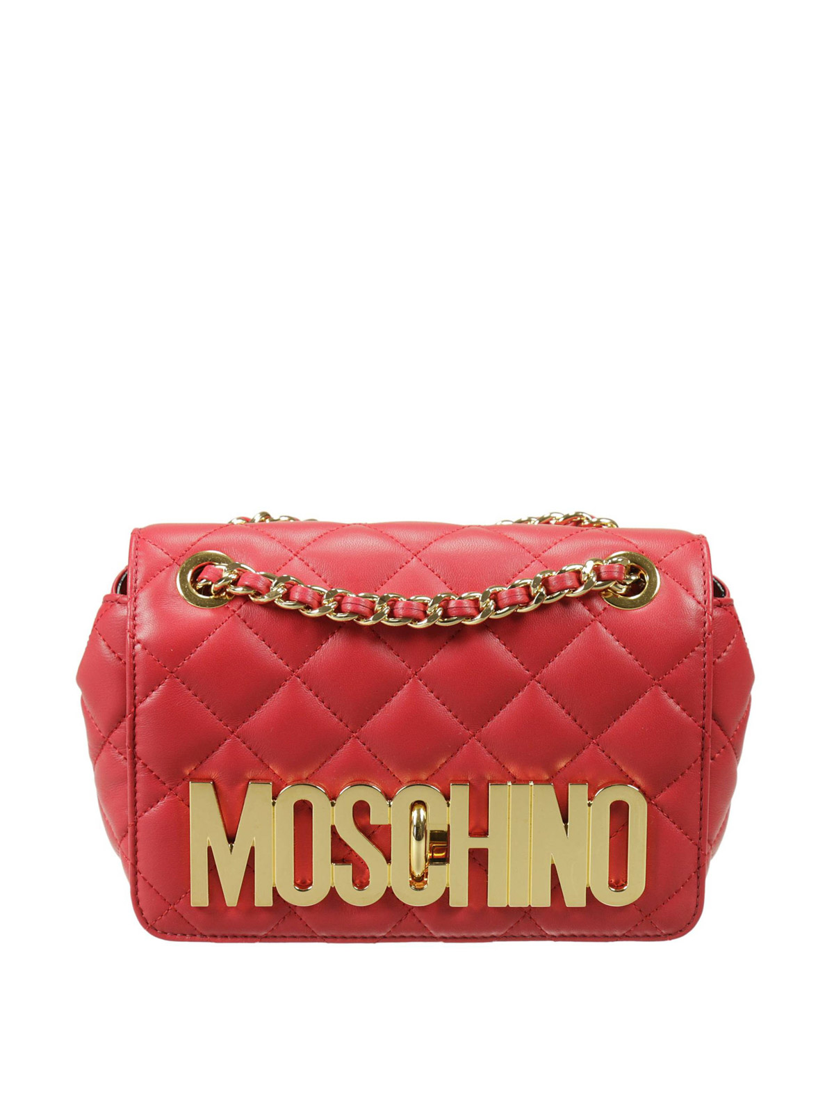 Logo quilted bag