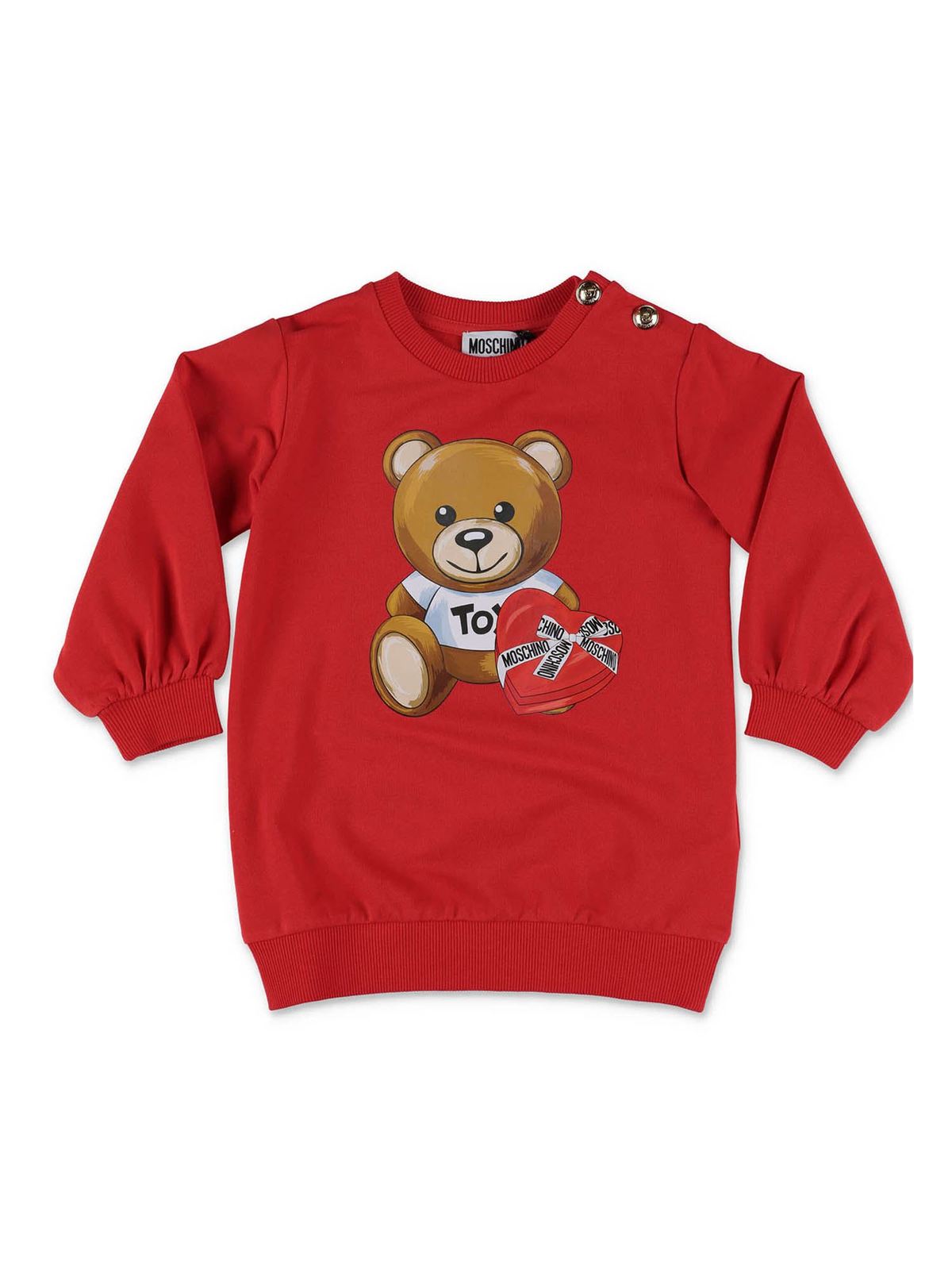 Moschino Kids - Red Teddy Bear dress 